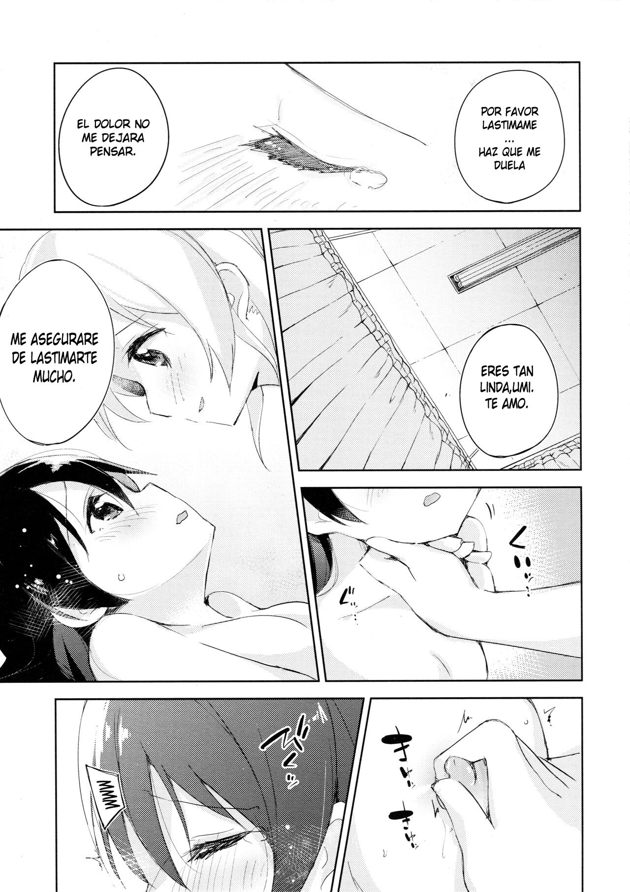 (Bokura no Love Live! 7) [DROP DEAD!! (Minase Syu)] Desire in Lover. (Love Live!) [Spanish] [Mugidanshi Fansub] image number 10