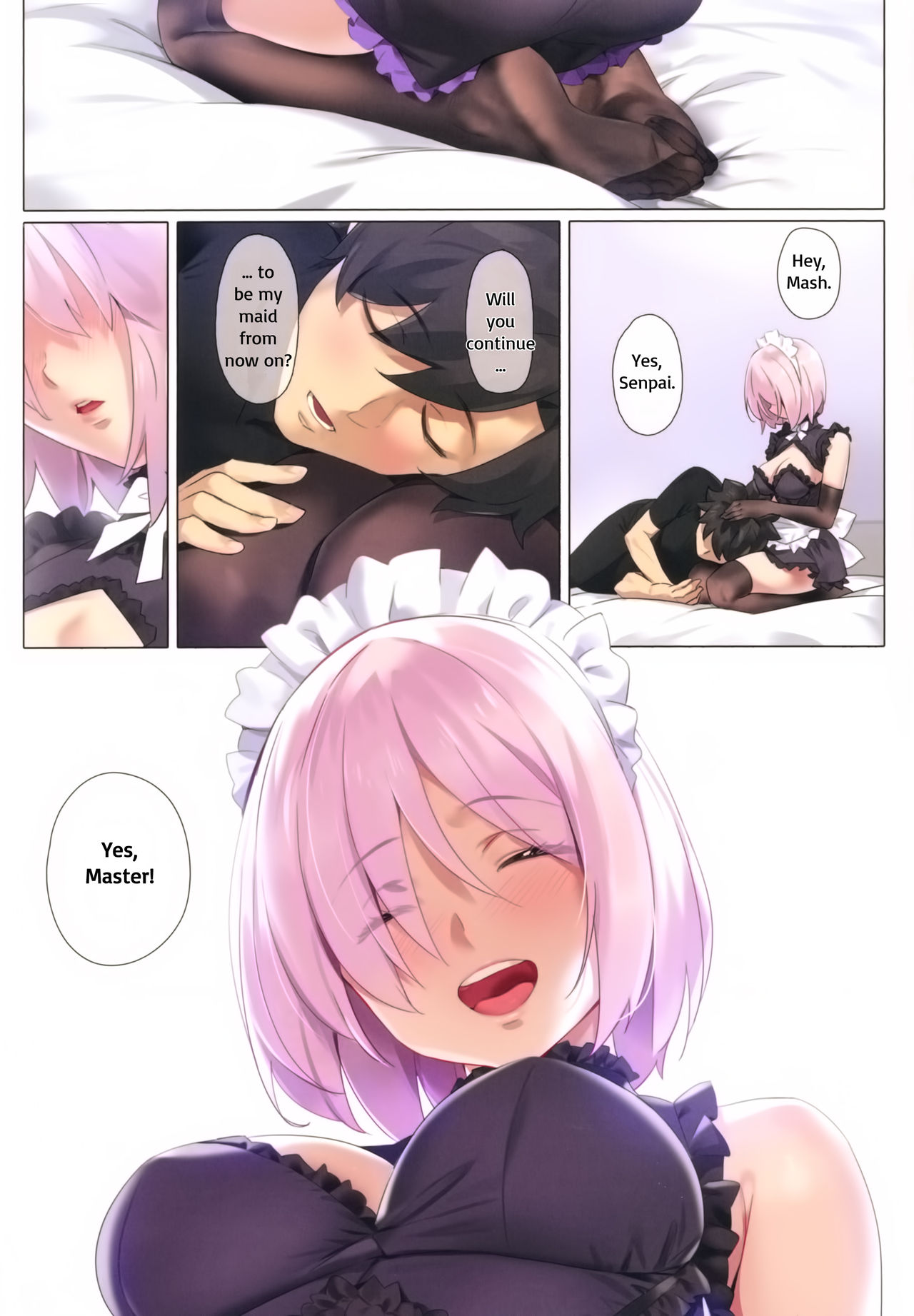(C96) [OrangeMaru (YD)] Chaldea Maid #Mash (Fate/Grand Order) [English] image number 16