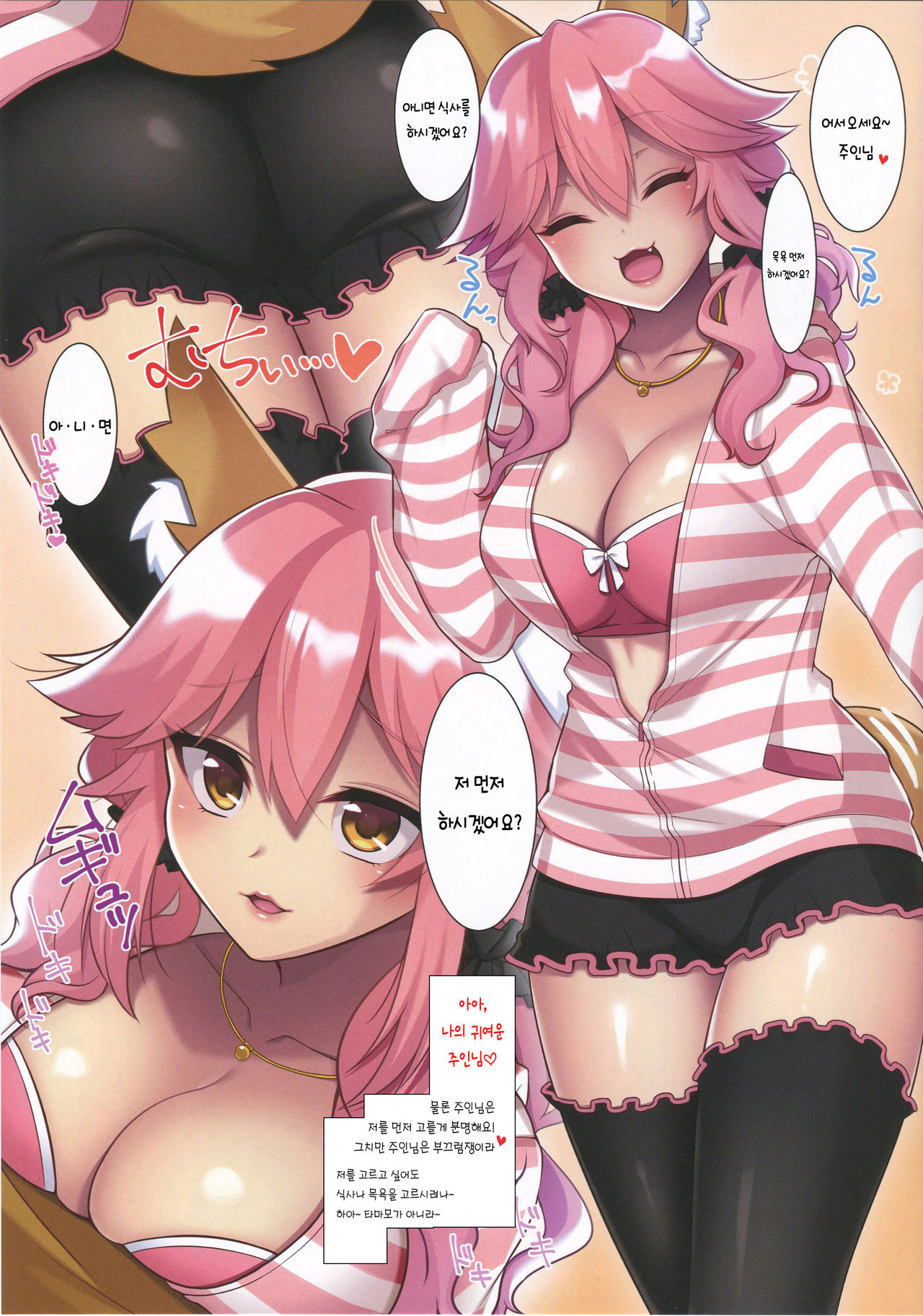 (C95) [Oinari Summer (Gorima Tsuchio)] Tamamo-chan to Ecchi Suru Hon | 타마모 쨩이랑 섹스하는 책 (Fate/Grand Order) [Korean] [Team AteLieR] 4eme image
