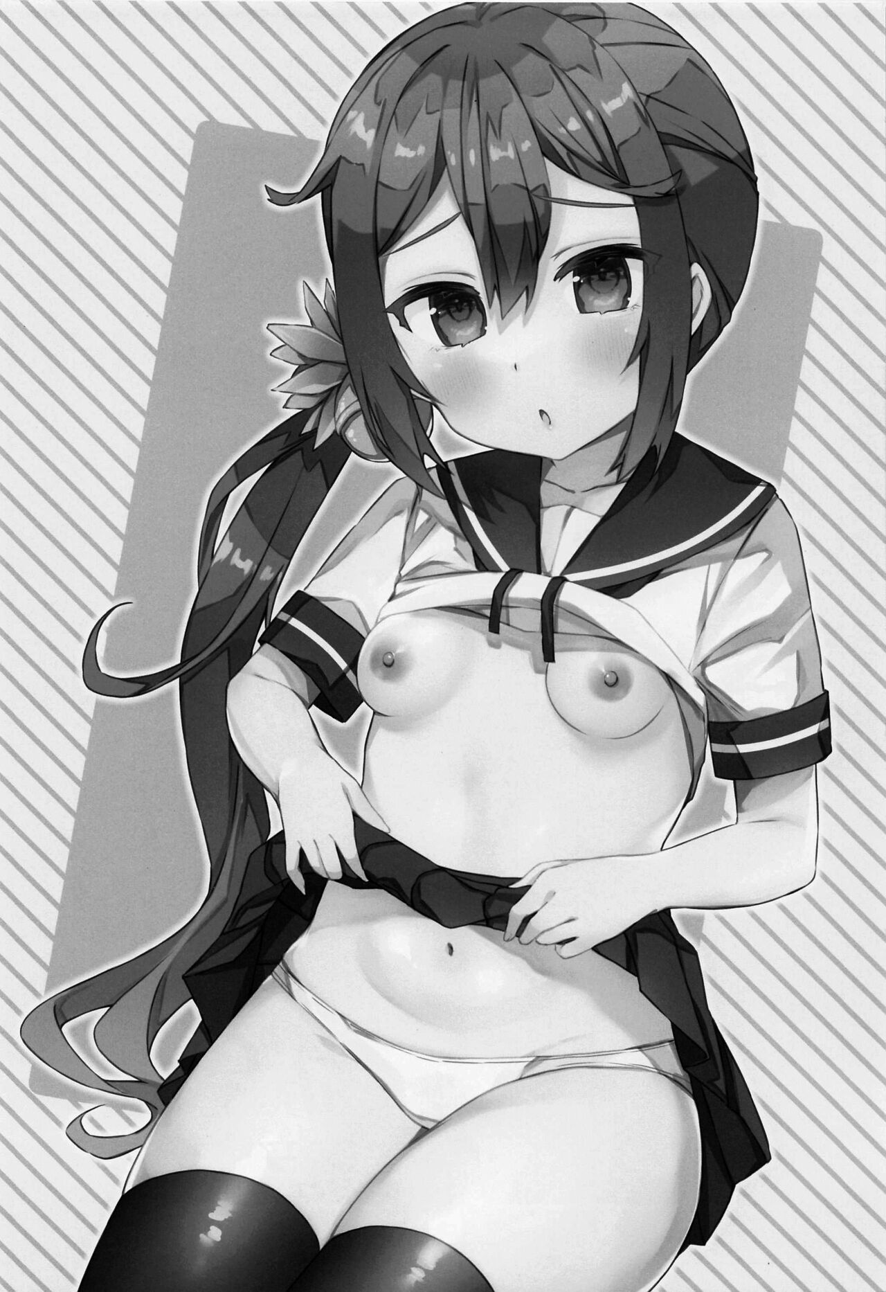 (C101) [Nagashi Soumen (Yuzaki)] Akebono ni Saimin Kakete Mita (Kantai Collection -KanColle-) [Chinese] [心海汉化组] 이미지 번호 4