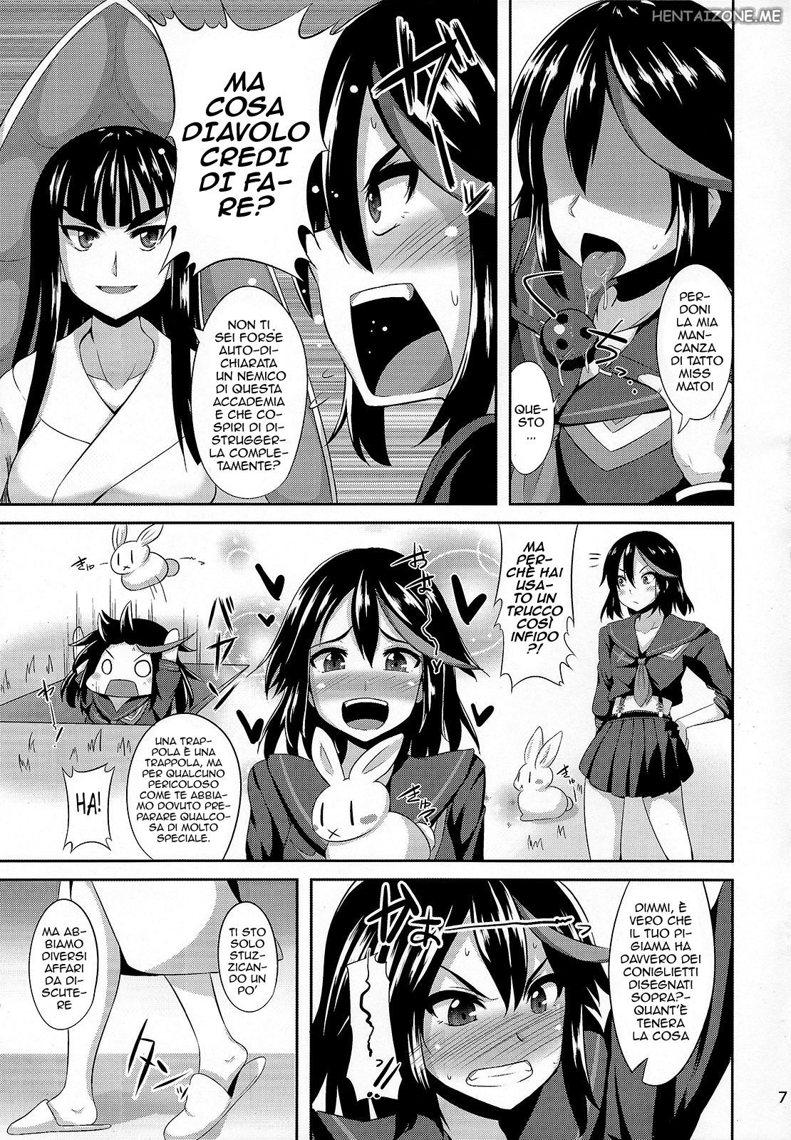 (C85) [Einshotenin (Shotenin Matori)] Satsuki-Ryu | Chi è La Perversa ? (Kill la Kill) [Italian] 7eme image