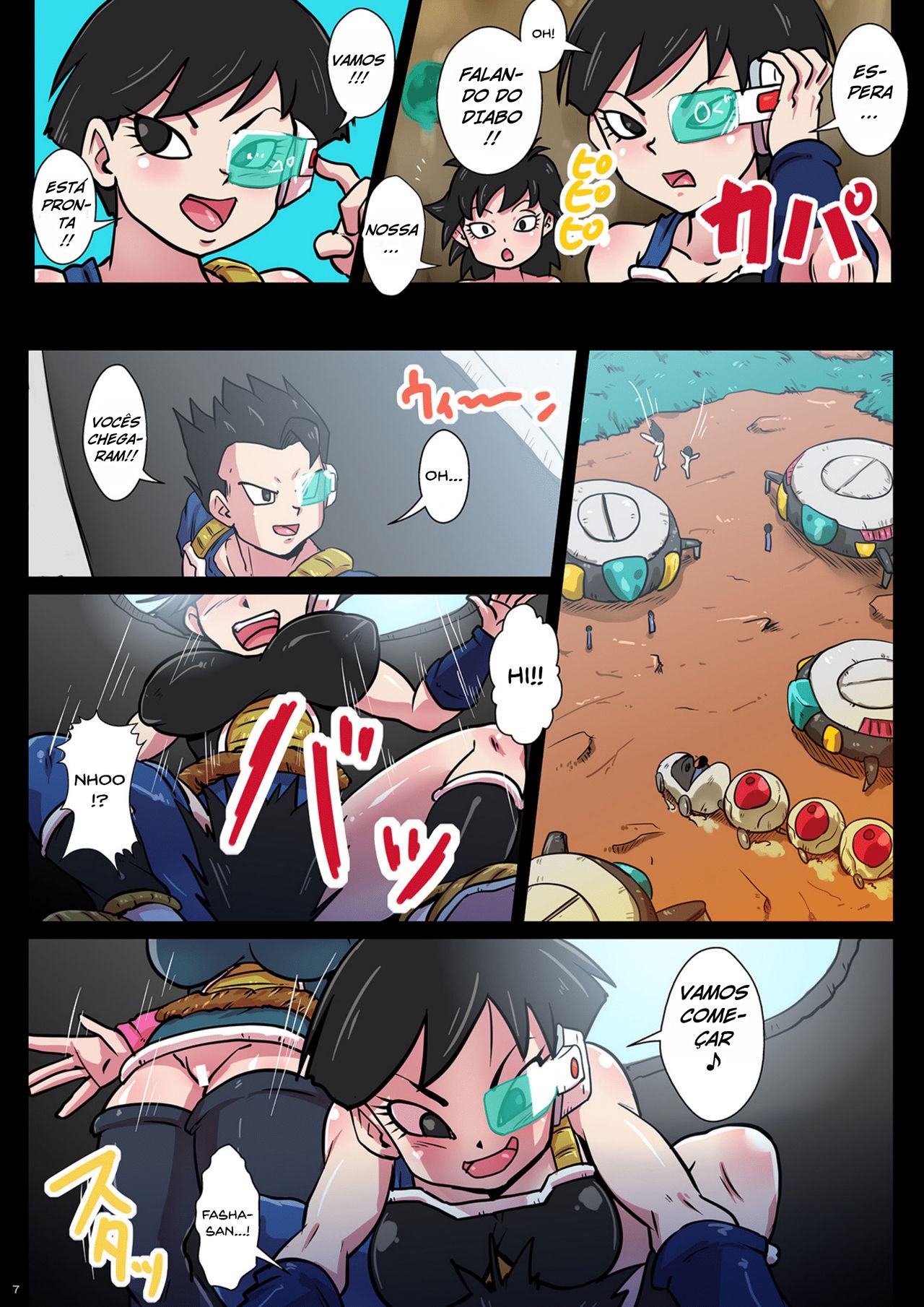 [Yuzuponz (Rikka Kai)] Osoikuru Kyoui! Inran Chijo Gine & Celipa (Dragon Ball Z) [Portuguese-BR] [Digital] image number 7