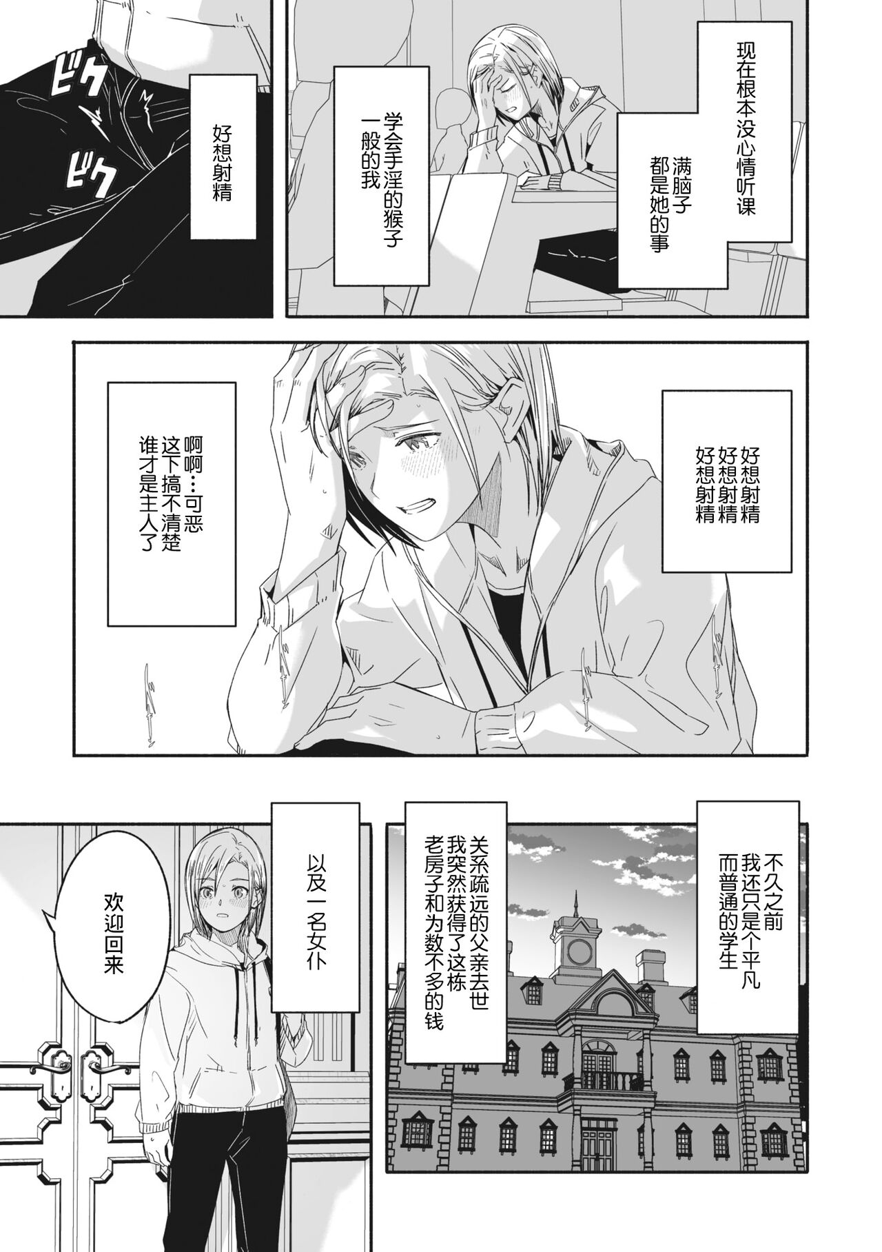 [ぐすたふ] レイカは華麗な僕のメイド2 〈第０話〉+レイカは華麗な僕の女王 第一話 [Chinese] [逃亡者×真不可视汉化组] 图片编号 9