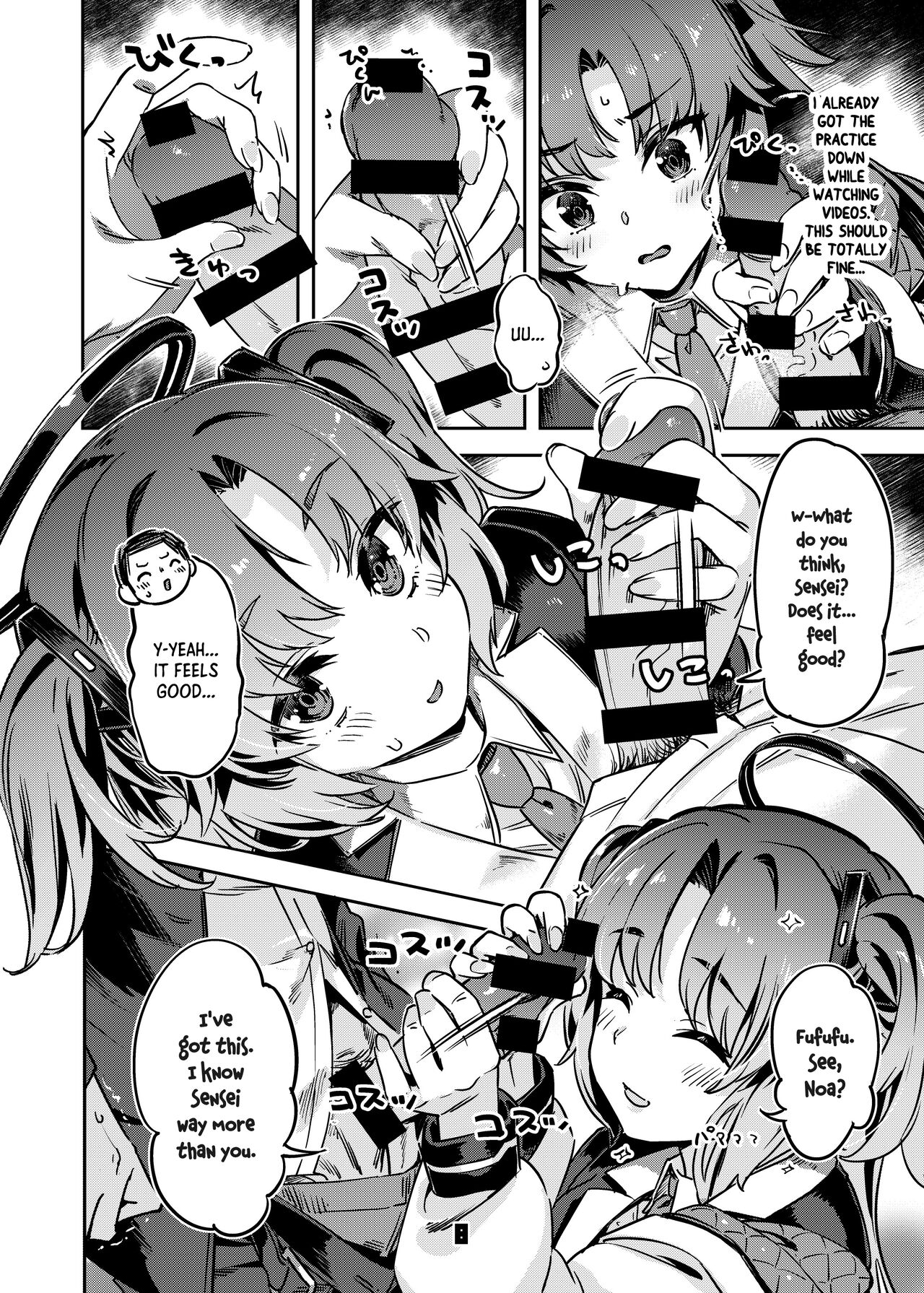 [Zombie to Yukaina Nakamatachi (Super Zombie)] Sensei! Sakiccyo dake de Iin desu ka? | Sensei! Are You Fine With Just The Tip? (Blue Archive) [English] [Panatical] [Digital] numero di immagine  7