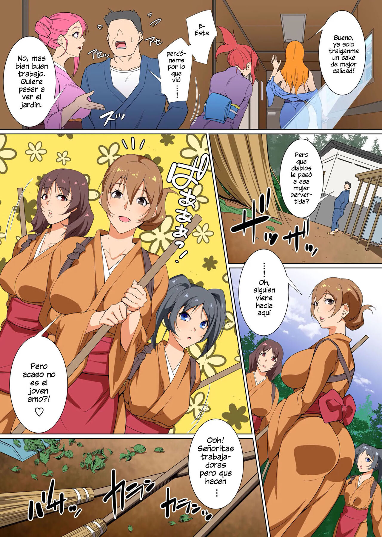 [Execio] Sen'nō ryokan e yōkoso! Hatsujō kyonyū bijo-tachi no seiyoku o shizume rareru no wa ore hitoridake [Spanish] 이미지 번호 8