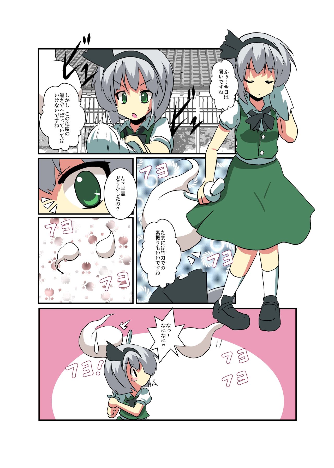 [Ameshoo (Mikaduki Neko)] Touhou TS Monogatari ~Youmu-hen~ (Touhou Project) 画像番号 5