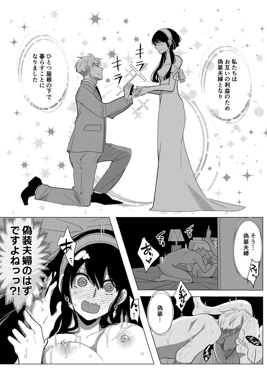 [Coffee Kurage (Sandra)]]Gisō fūfu no hazu ga maiban otto ni aisa rete imasu(Spy x Family) [Sample] Bildnummer 2