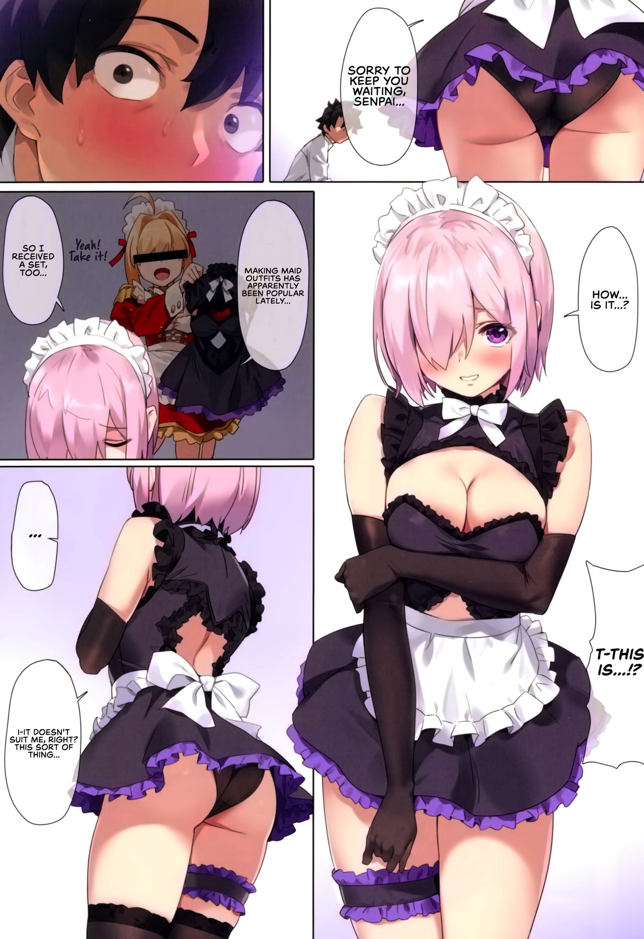 (C96) [OrangeMaru (YD)] Chaldea Maid #Mash (Fate/Grand Order) [English] [RedLantern] 画像番号 4