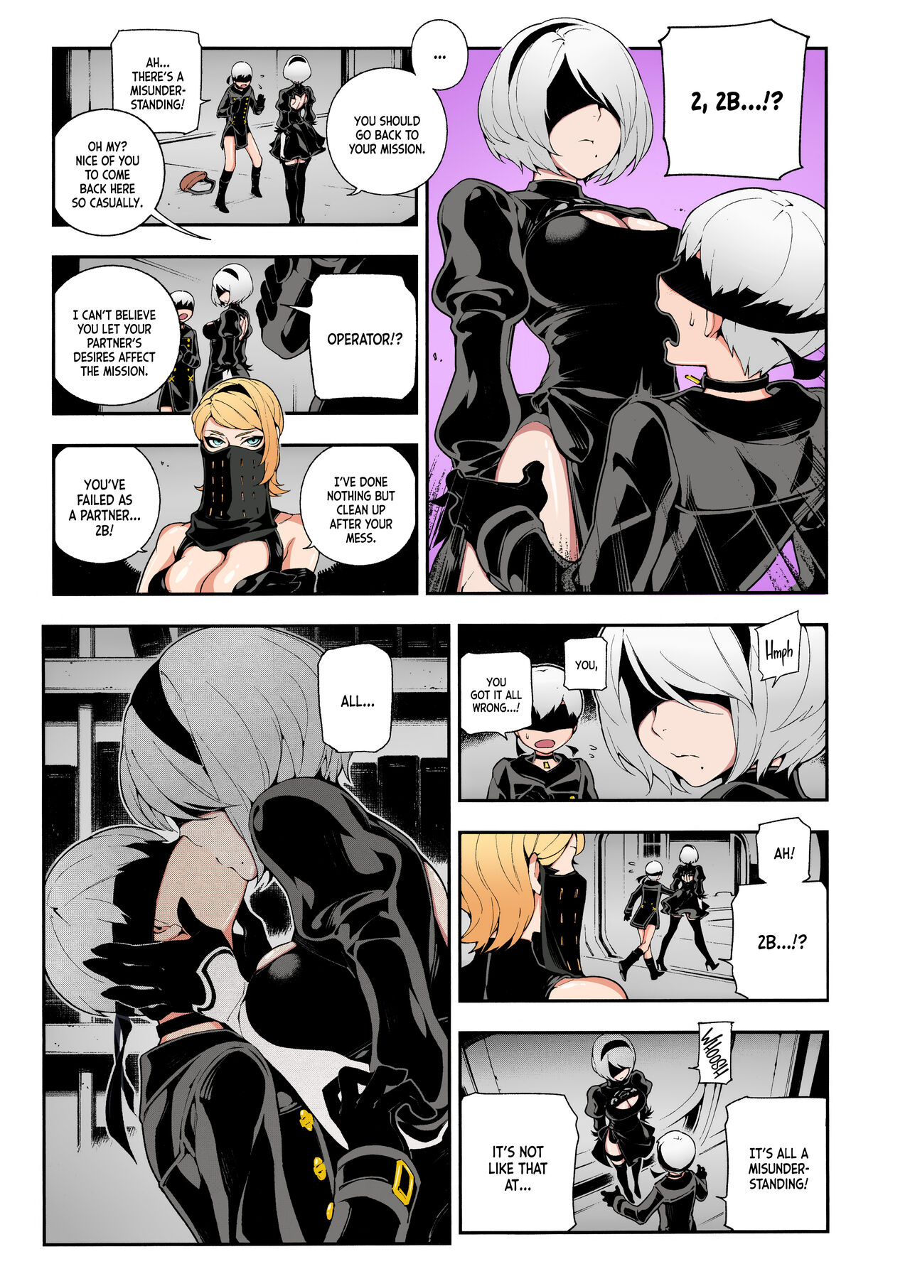(FF31) [Bear Hand (Fishine, Ireading)] NieR : 2BR18 (NieR: Automata) [English] [Nishimaru] [Colorized] [Decensored] 이미지 번호 14