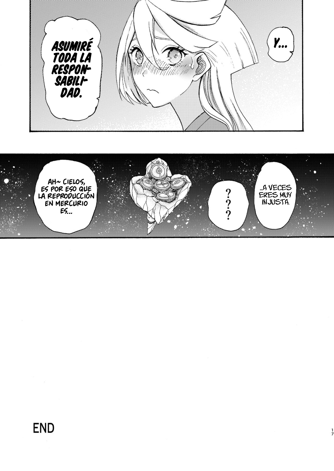 [KNIFE EDGE (Hoshitsuki Neon.)] Majo kuu kisetsu ni otome wa tsuibamu (Gundam The Witch from Mercury) [Spanish] [NSOMNIA] [Digital] 17eme image