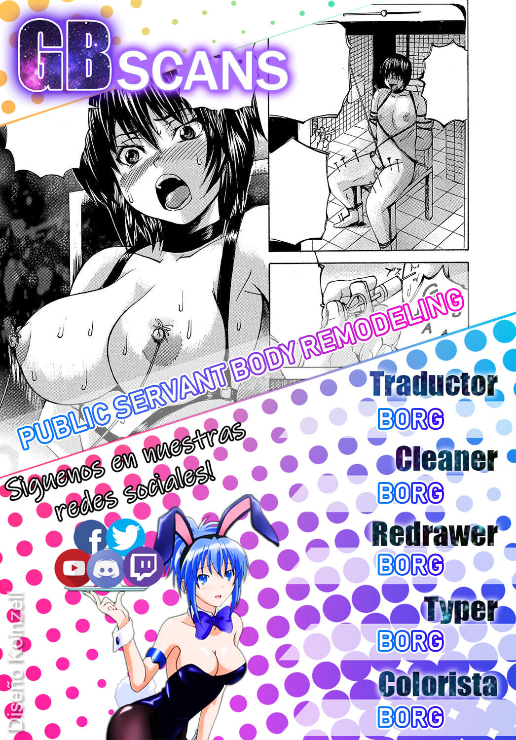 [Wakamiya Santa] Kouboku Nyotai Kaizou | Public Servant Body Remodeling (TS Zecchou Situation - TransSexual Orgasm Situation) [Spanish] [GenderBender Scans] [Digital] Bildnummer 19