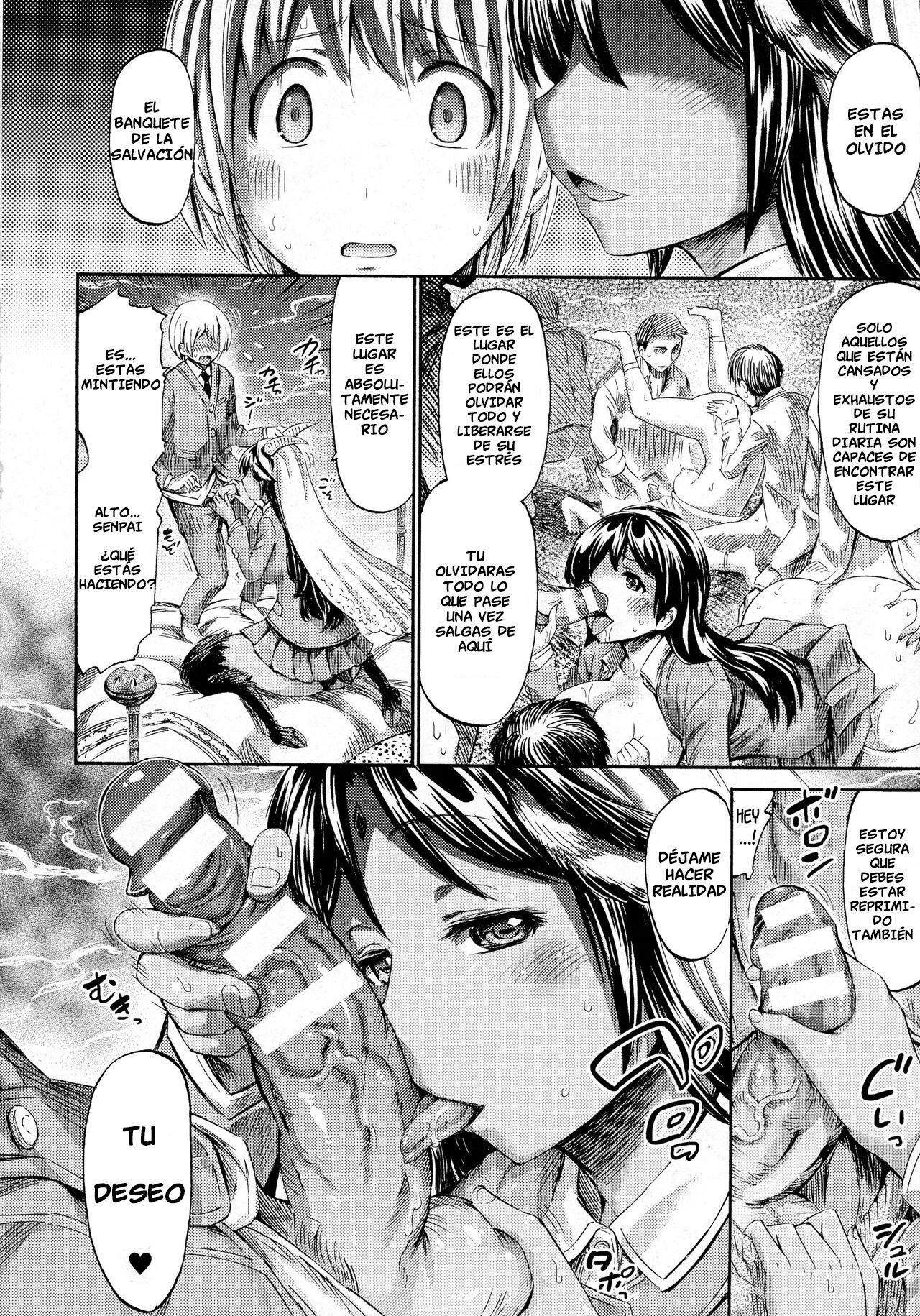 [Horitomo] Sabbath wa Houkago, Chikashitsu de | The Sabbath happens after school, in the underground room (COMIC Unreal 2016-04 Vol. 60) [Spanish] [GenderBender Scans] numero di immagine  4