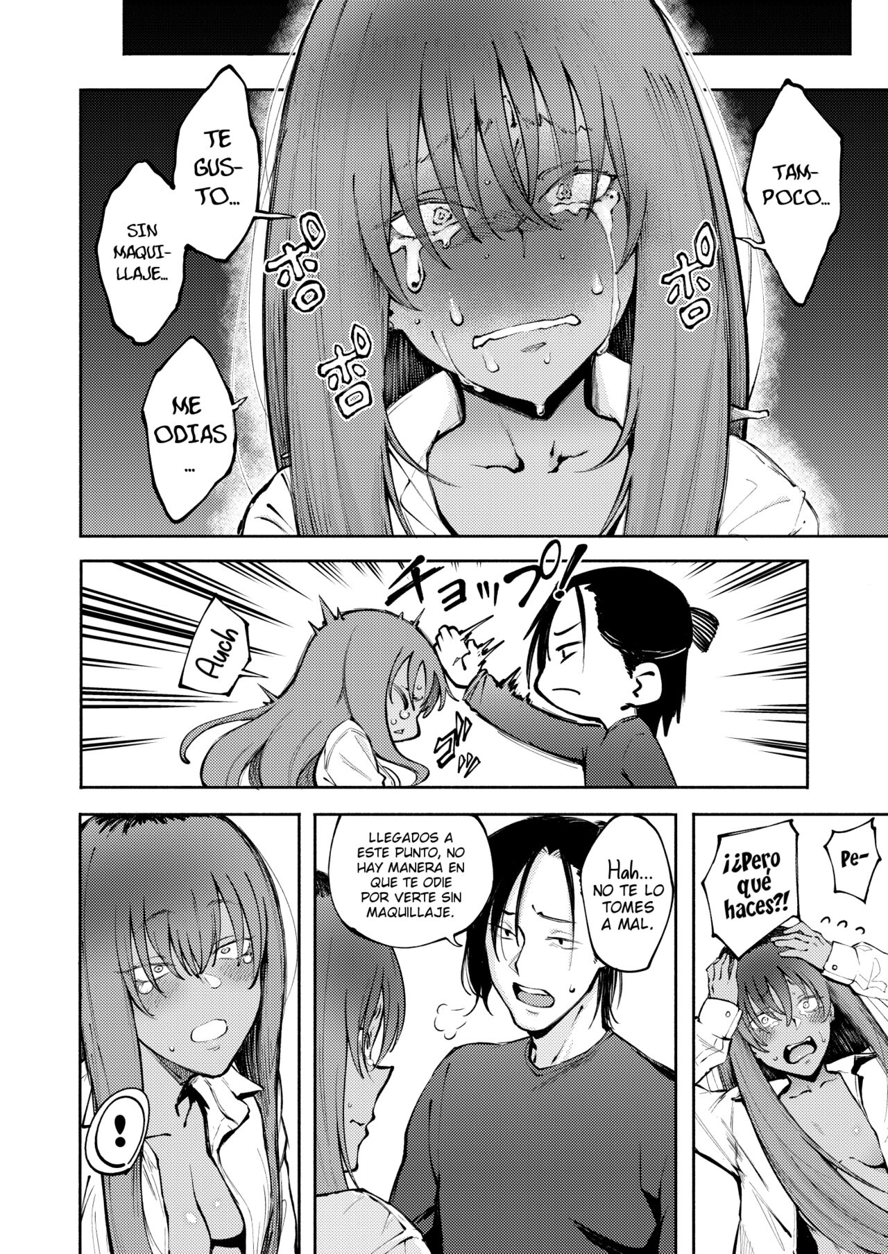 [Metsuki Warui Kyoudan (Suruga Kuroitsu)] Hyouri no Omoi | Amor de Dos Caras [Spanish] 图片编号 23