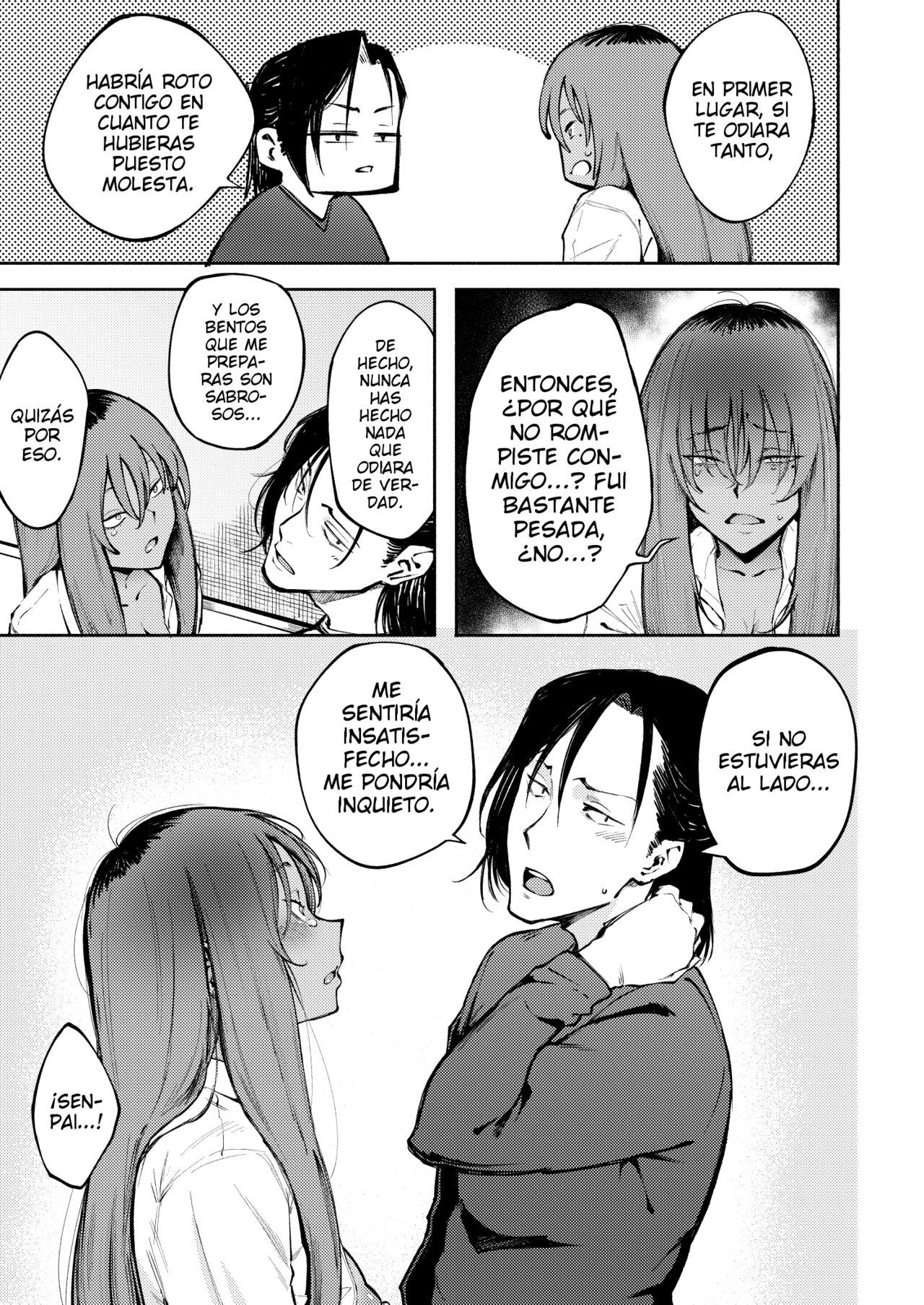 [Metsuki Warui Kyoudan (Suruga Kuroitsu)] Hyouri no Omoi | Amor de Dos Caras [Spanish] 图片编号 24