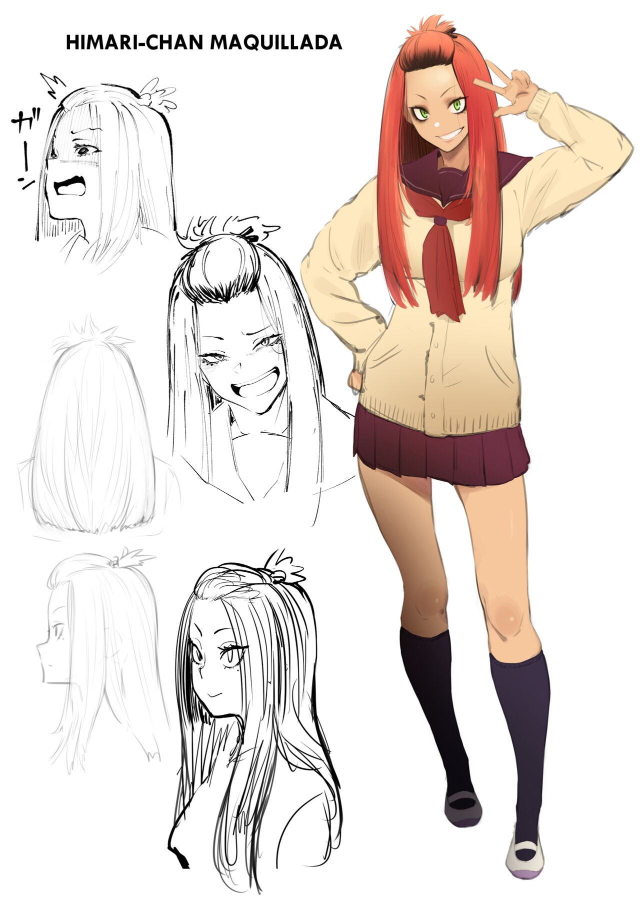 [Metsuki Warui Kyoudan (Suruga Kuroitsu)] Hyouri no Omoi | Amor de Dos Caras [Spanish] 图片编号 34