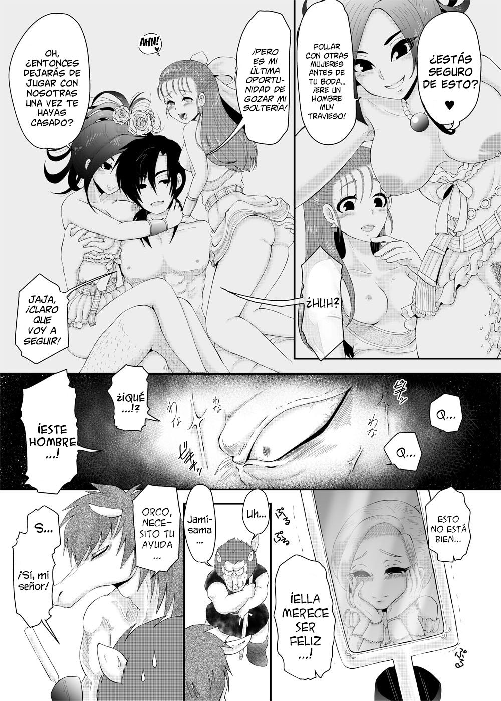 [Shishi no Okashira (Shishi Maro)] Bijo to Majuu (Dragon Quest V) [Spanish] [Lanerte] [Digital] 이미지 번호 4