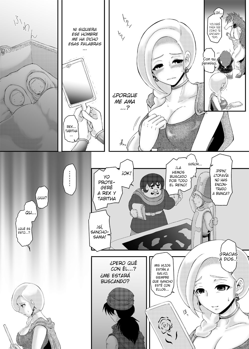 [Shishi no Okashira (Shishi Maro)] Bijo to Majuu (Dragon Quest V) [Spanish] [Lanerte] [Digital] 이미지 번호 8