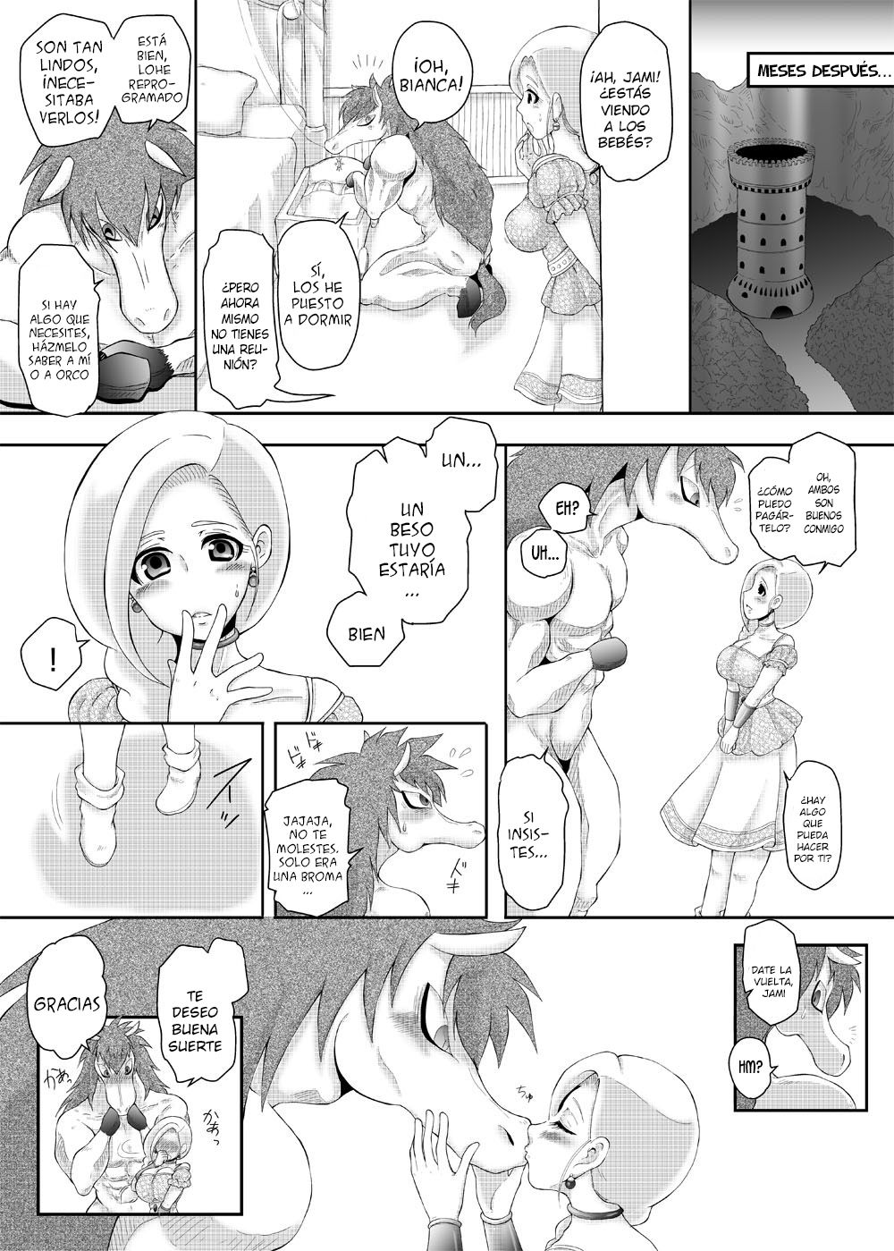 [Shishi no Okashira (Shishi Maro)] Bijo to Majuu (Dragon Quest V) [Spanish] [Lanerte] [Digital] 이미지 번호 12