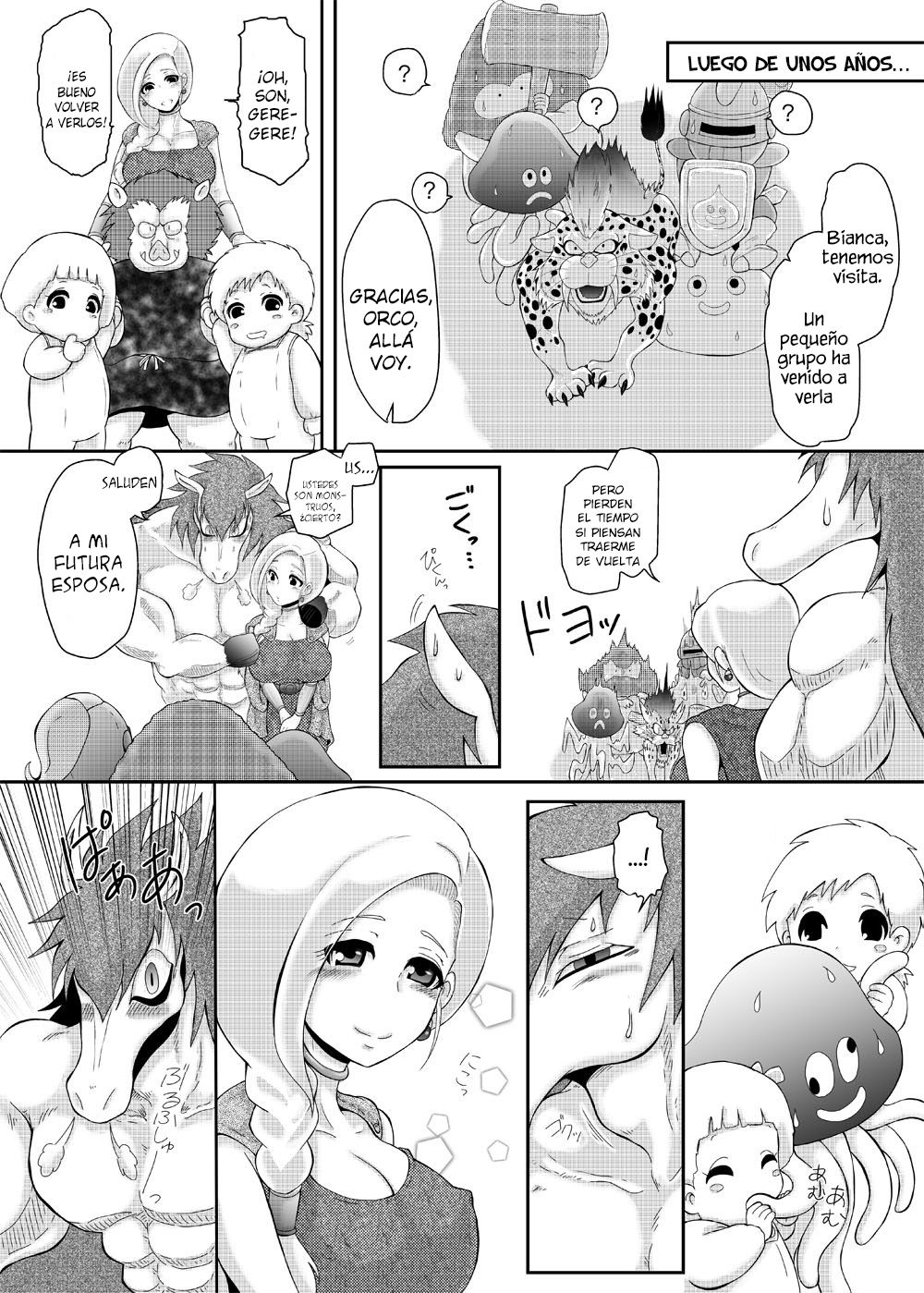 [Shishi no Okashira (Shishi Maro)] Bijo to Majuu (Dragon Quest V) [Spanish] [Lanerte] [Digital] 이미지 번호 13