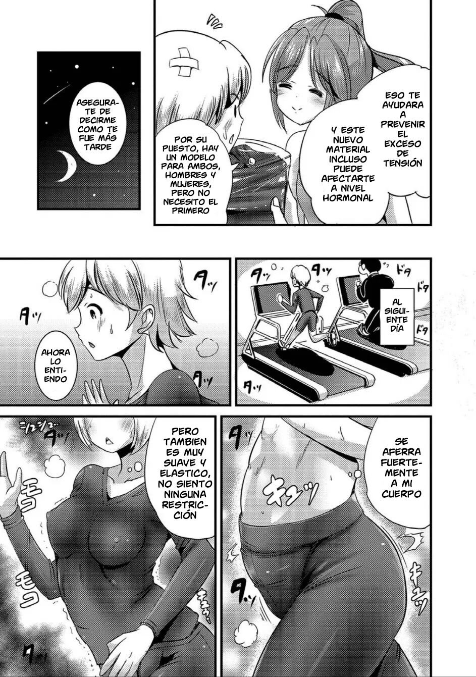[Marneko] TS Tights (Nyotaika Naburi!!) [Spanish] [GenderBender Scans] [Digital] 3eme image
