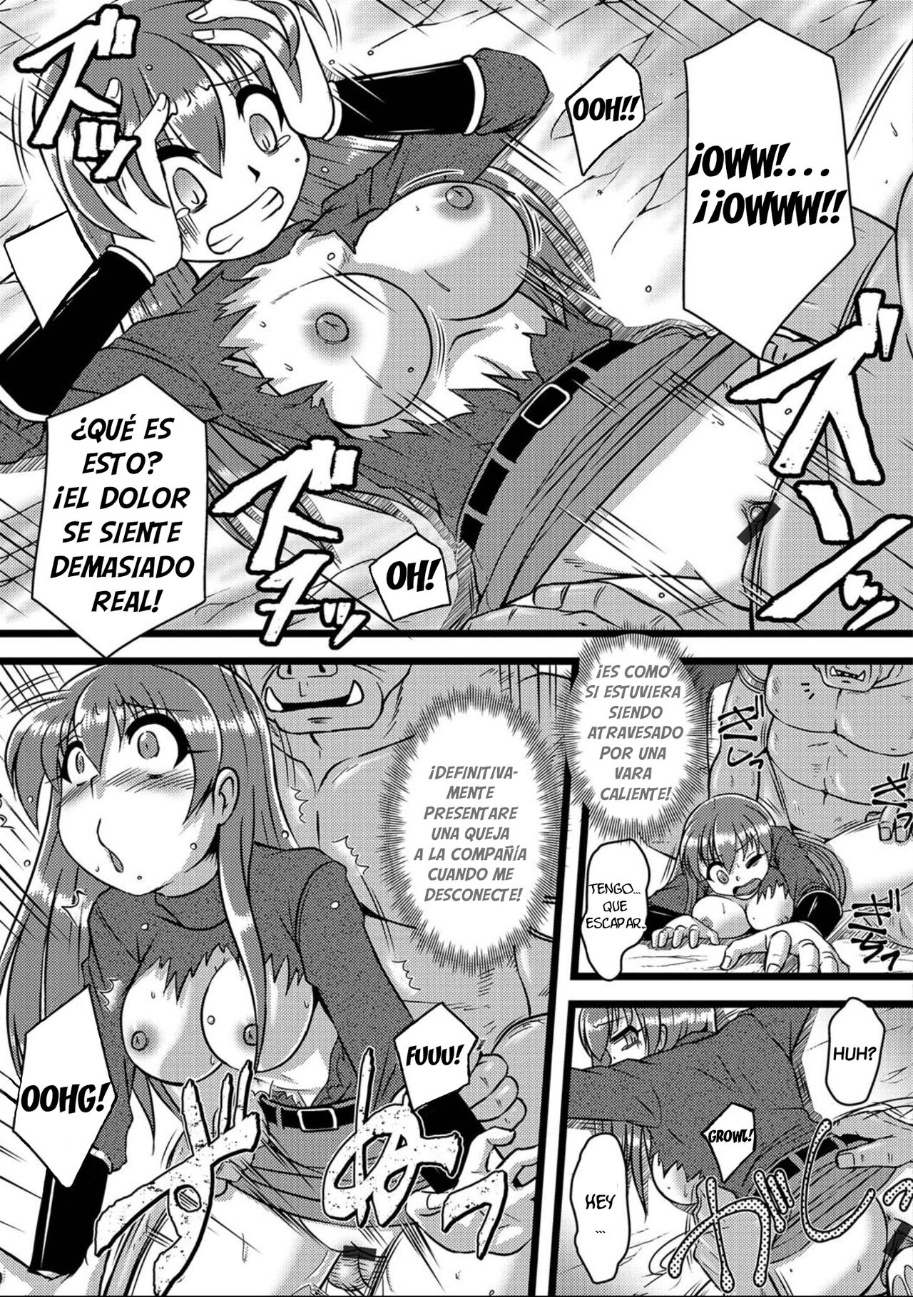 [Murasaki] Saishin VRMMO Taiken-kai | Trying Out the Latest VR MMO! (Nyotaika! Monogatari 7) [Spanish] [GenderBender Scans] [Digital] image number 7