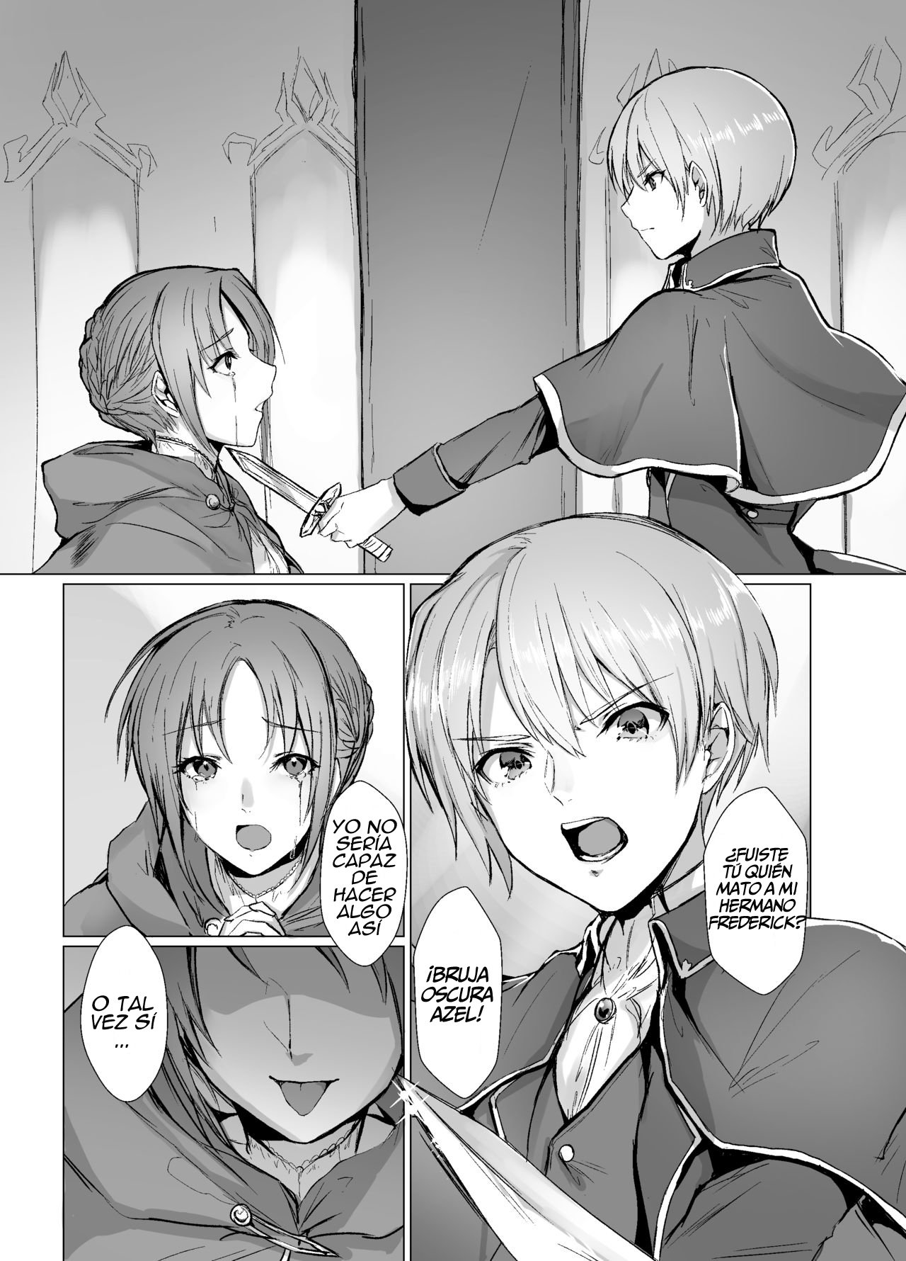 [Yugen no Suda (Mugen no Sudadokei)] Kegarenaki Ken ~Hokori Takaki Ouji Kyousei Nyotaika~ [Spanish] [GenderBender Scans] 이미지 번호 2