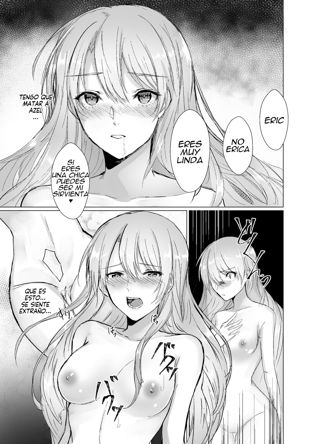 [Yugen no Suda (Mugen no Sudadokei)] Kegarenaki Ken ~Hokori Takaki Ouji Kyousei Nyotaika~ [Spanish] [GenderBender Scans] 이미지 번호 14