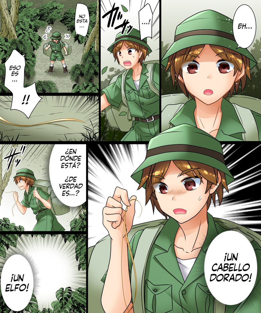 [Amuai Okashi Seisakusho (Shiira Kaeru, Matsuzono)] Soshite Ore mo Nagamimi ni Naru [Spanish] [GenderBender Scans] 画像番号 4