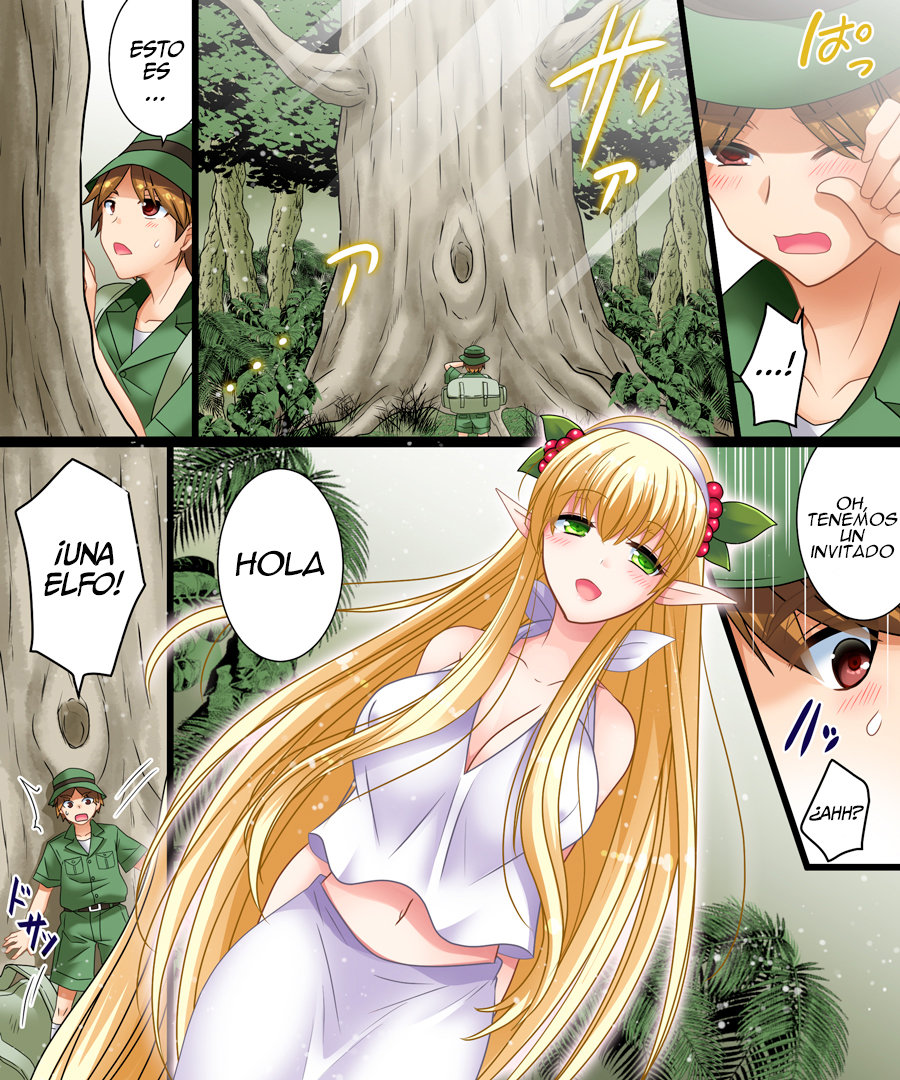 [Amuai Okashi Seisakusho (Shiira Kaeru, Matsuzono)] Soshite Ore mo Nagamimi ni Naru [Spanish] [GenderBender Scans] 画像番号 5