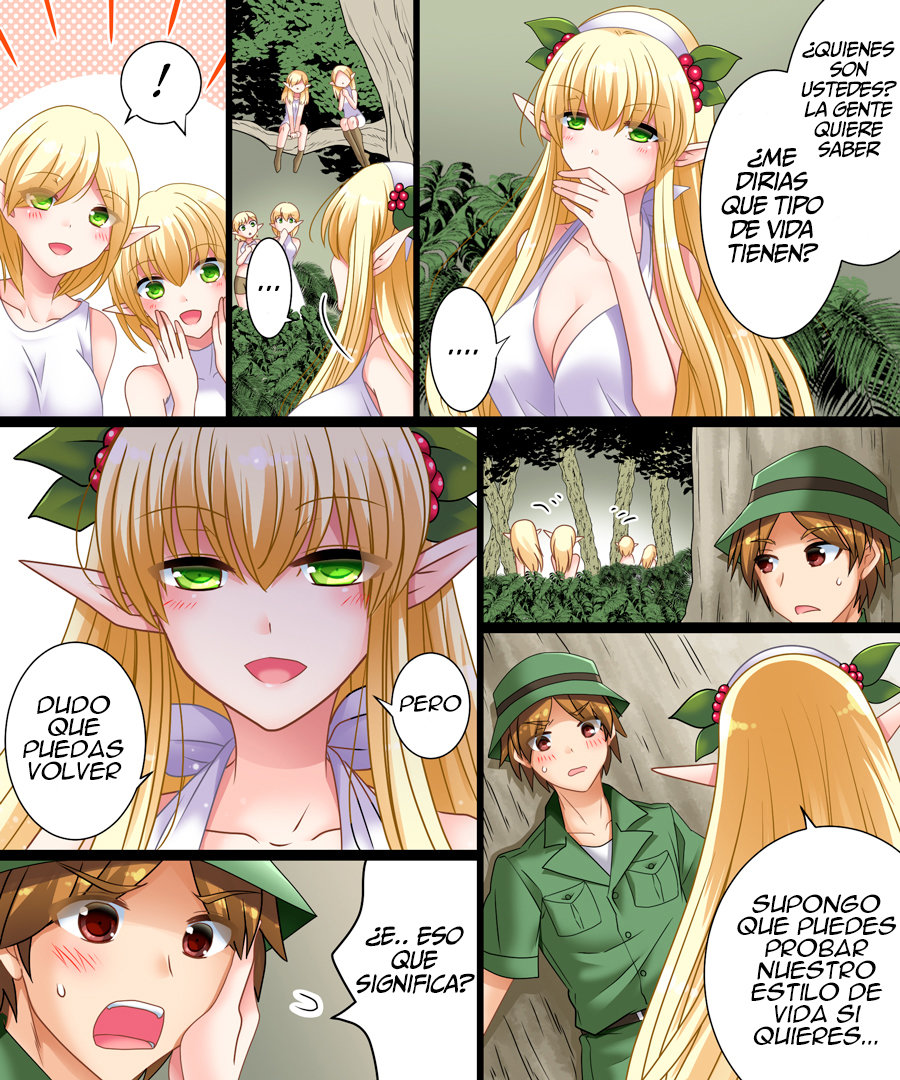 [Amuai Okashi Seisakusho (Shiira Kaeru, Matsuzono)] Soshite Ore mo Nagamimi ni Naru [Spanish] [GenderBender Scans] 画像番号 7