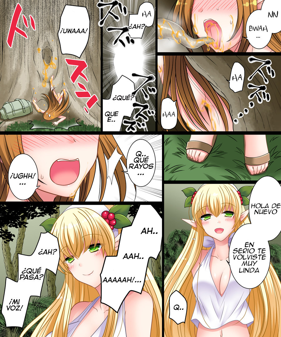 [Amuai Okashi Seisakusho (Shiira Kaeru, Matsuzono)] Soshite Ore mo Nagamimi ni Naru [Spanish] [GenderBender Scans] 画像番号 13