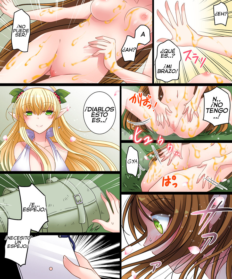 [Amuai Okashi Seisakusho (Shiira Kaeru, Matsuzono)] Soshite Ore mo Nagamimi ni Naru [Spanish] [GenderBender Scans] 画像番号 14