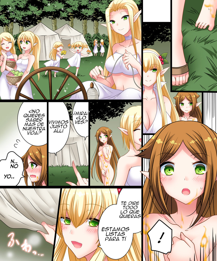 [Amuai Okashi Seisakusho (Shiira Kaeru, Matsuzono)] Soshite Ore mo Nagamimi ni Naru [Spanish] [GenderBender Scans] 画像番号 16