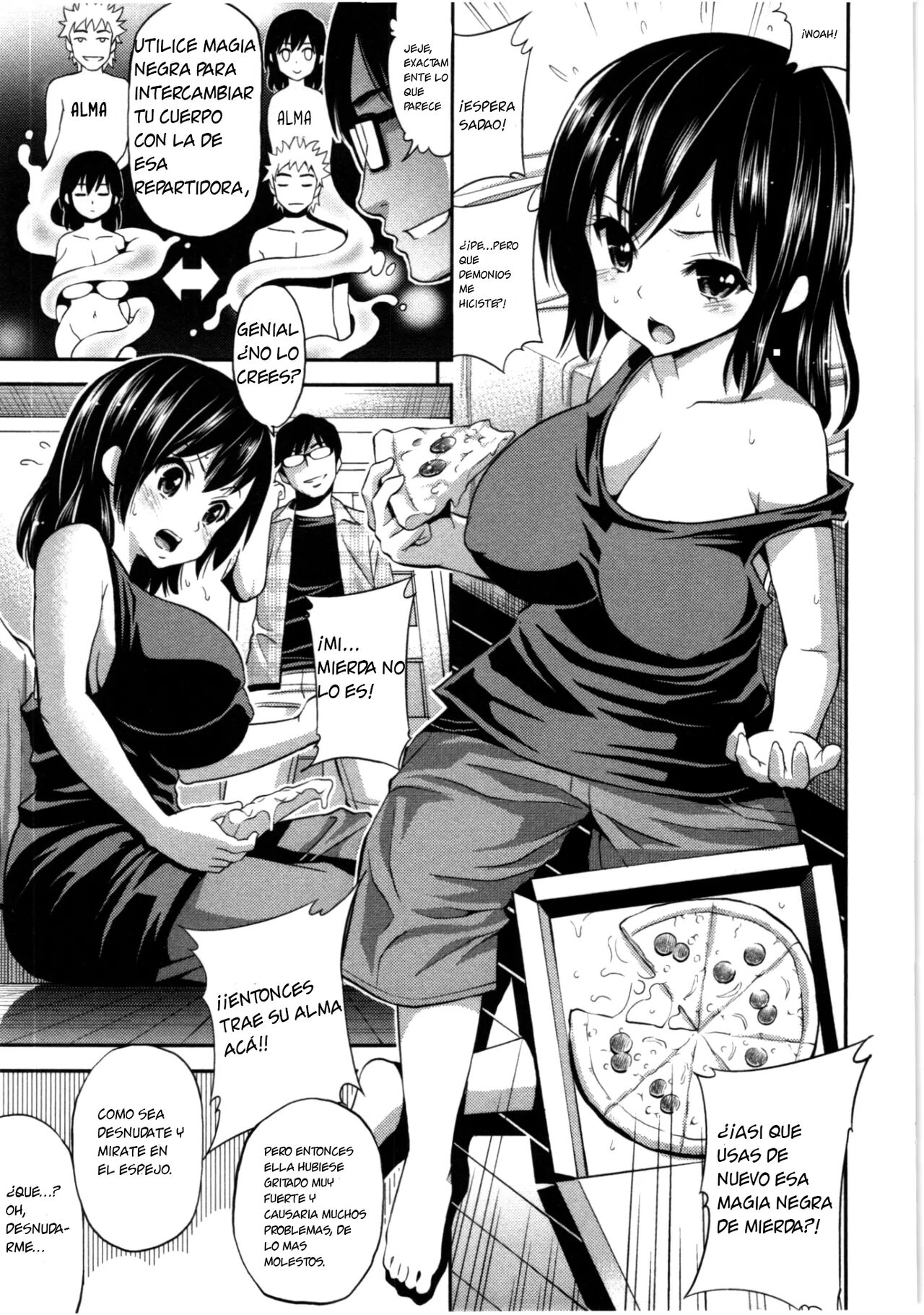 [Yahiro Pochi] Tadashii Majutsu no Asobikata - The right way of playing of magic. Ch. 5 [Spanish] [GenderBender Scans] 3eme image
