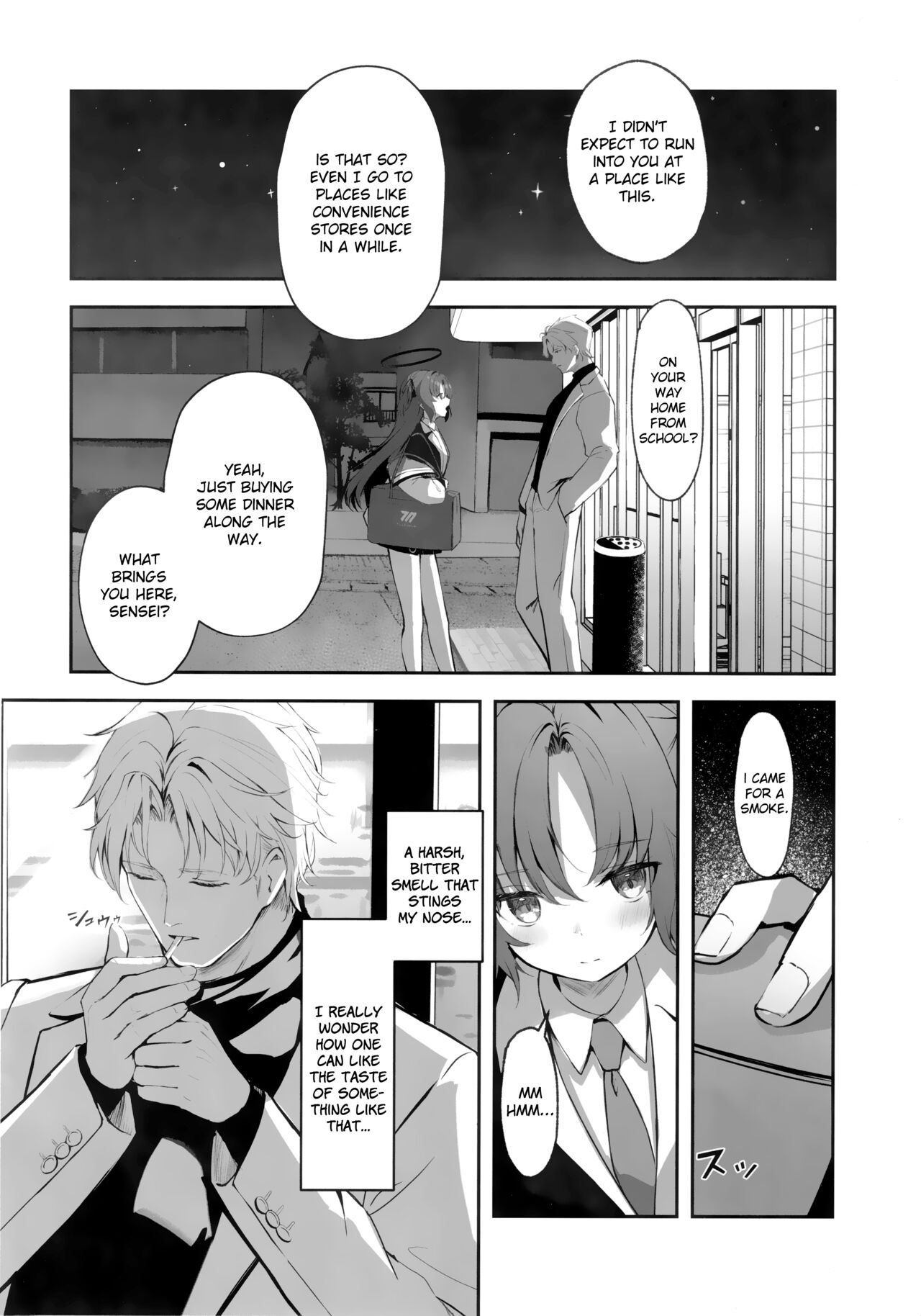 (C101) [HIGH:LAND (Takashima Shoa)] Ame to Shousou - rain and impatience (Blue Archive) [English] [HerpaDerpMan] 5eme image