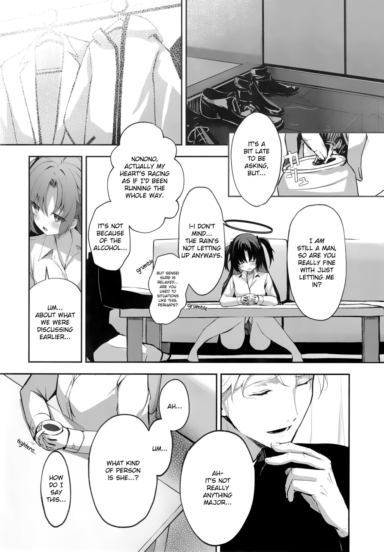 (C101) [HIGH:LAND (Takashima Shoa)] Ame to Shousou - rain and impatience (Blue Archive) [English] [HerpaDerpMan] 13eme image