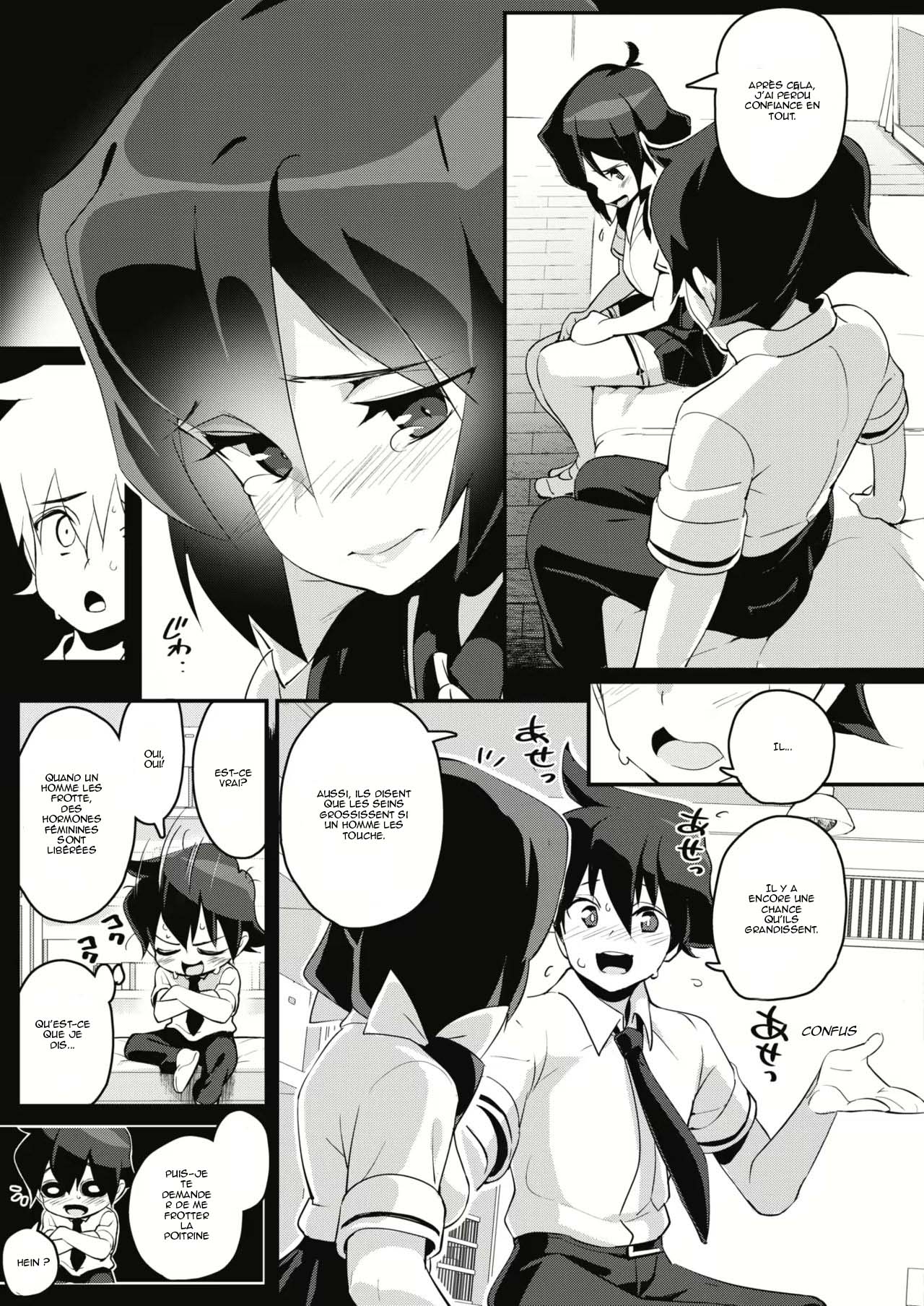 [Chirumakuro] Oppai H dake no Kankei A Relationship with Lewd Boobs Only! (COMIC HOTMILK 2021-04) [French] [NatuskiYuri] [Digital] Bildnummer 5