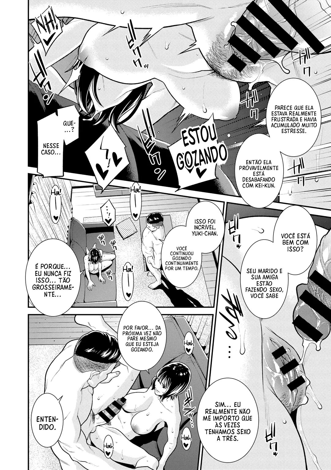 [Syuuen] Nigiyaka na Rinjin - Lively neighbors | Vizinhos Animados (COMIC Gucho Vol. 10) [Portuguese-BR] [Rato Preto] image number 12