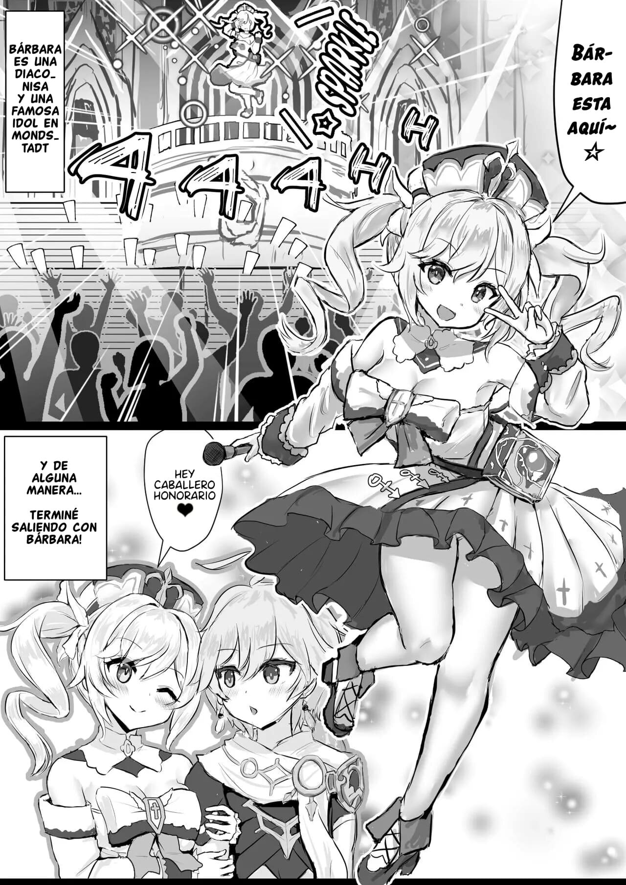 [Fuzume] Barbara ga Venti ni Netorareru Hanashi (Genshin Impact) [Spanish] image number 1