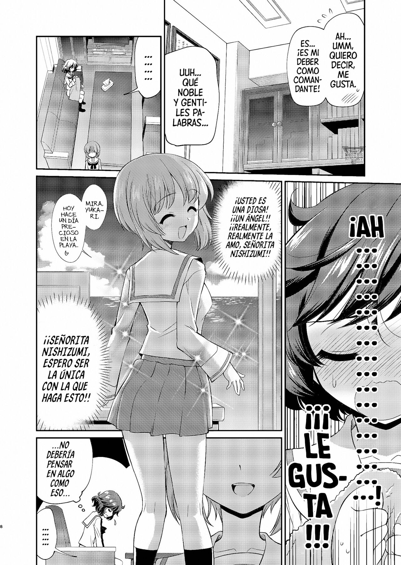 [Yokoshimaya. (Yokoshima Takemaru)] Yukari-san! Sore Watashi ga Osewa shimasu! | ¡Yukari! ¡Yo Puedo Ayudarte Con Eso! (Girls und Panzer) [Spanish] [Mr. Nugget] [Digital] imagen número 8