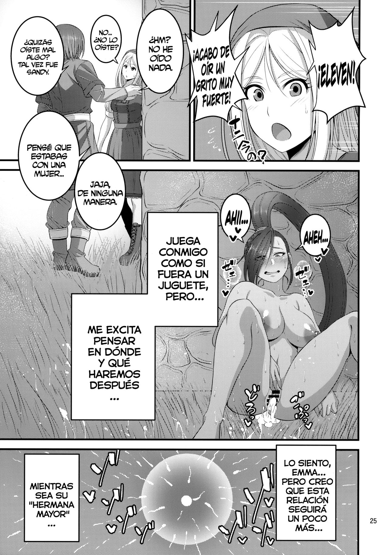 (C94) [Mousou Engine (Korotsuke)] Martina Onee-chan no Seikatsu | La vida sexual de la hermana mayor Martina (Dragon Quest XI) [Spanish][NTINFS] imagen número 24