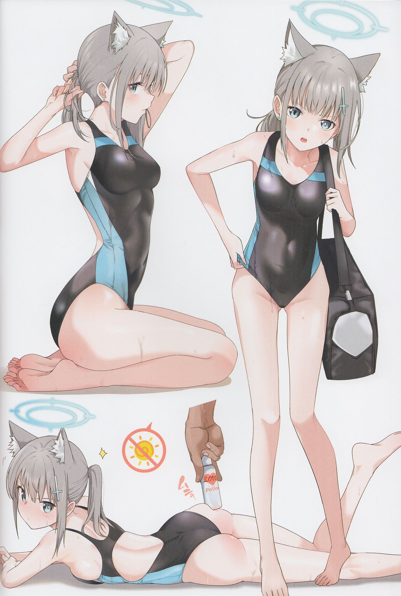 (C101) [Bad Mushrooms (Chicke III, 4why)] Shiroko no Suibun Hokyu Dai Sakusen (Blue Archive) image number 13