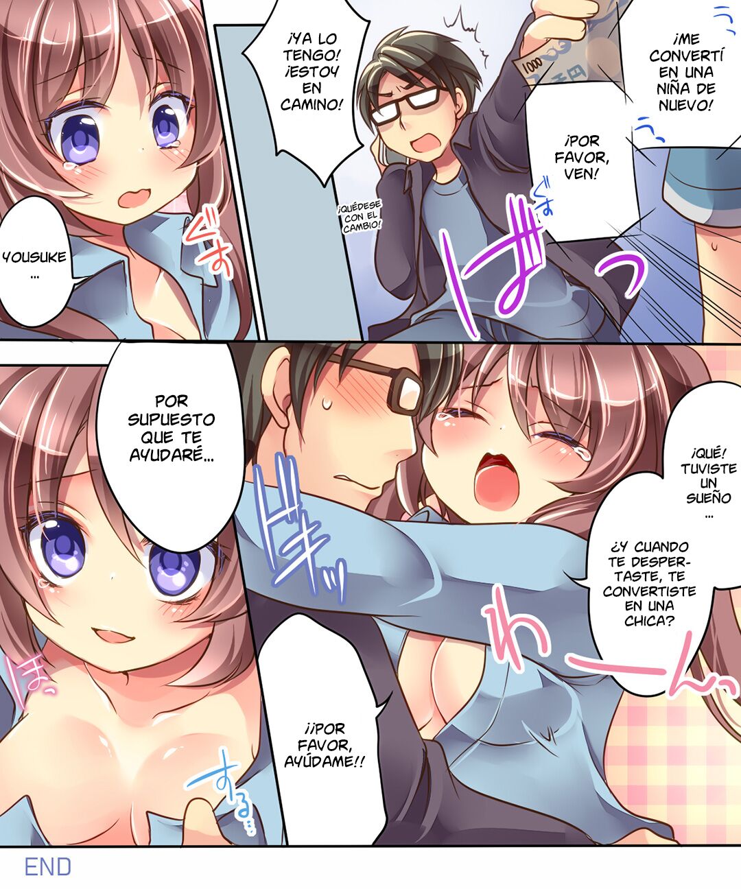 [Amuai Okashi Seisakusho (Choco Vanilla, Amuai)] Otoko ni Modoru Tsubo & Narisu! [Spanish] [GenderBender Scans] 이미지 번호 16