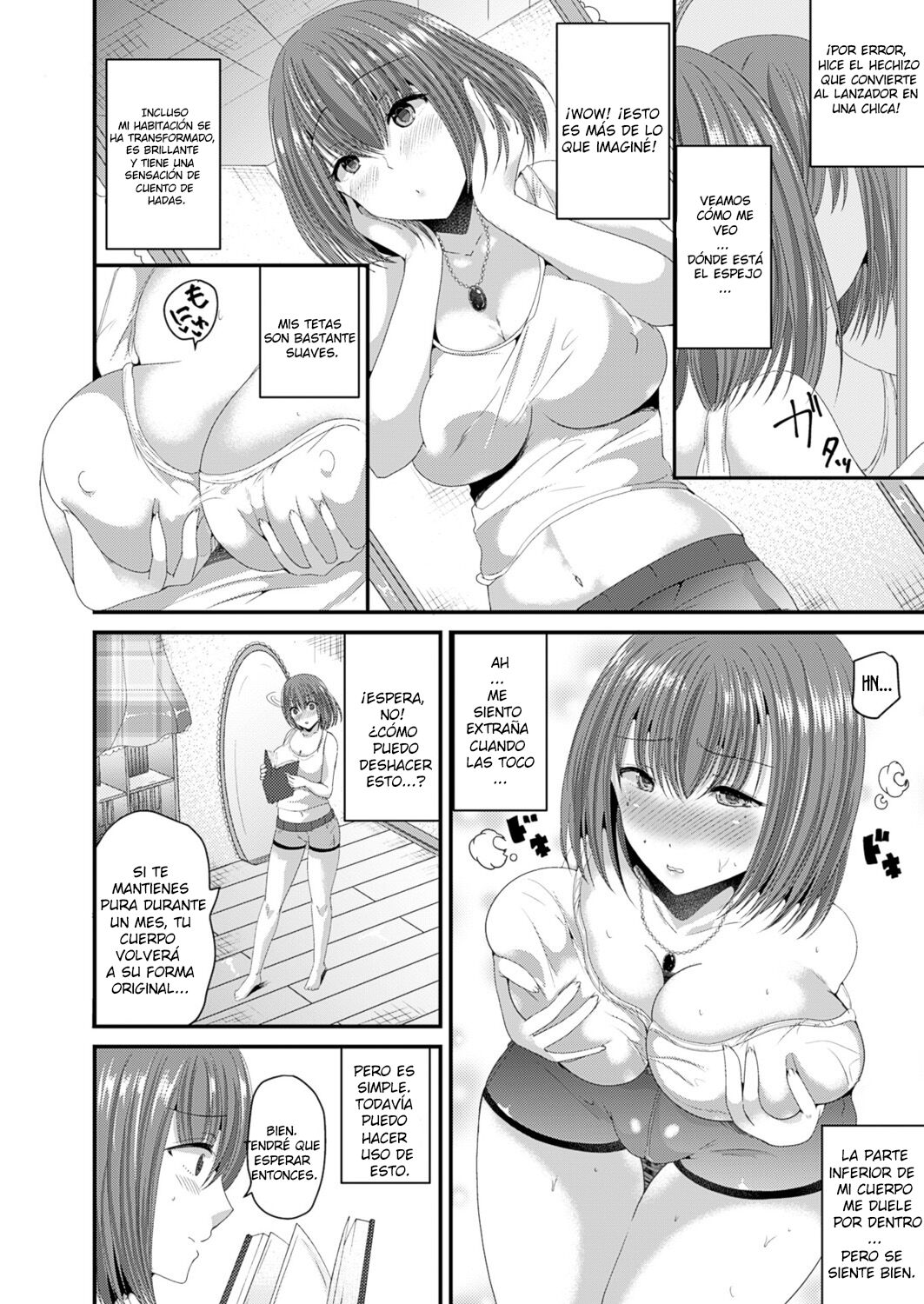 [Labui] Nyotaika Shite Risou no Kanojo ni Naru | Turn into a girl and become the ideal girlfriend (Nyotaika Shite Gokujou no Kanojo ni Naru) [Spanish] [GenderBender Scans] [Digital] Bildnummer 4