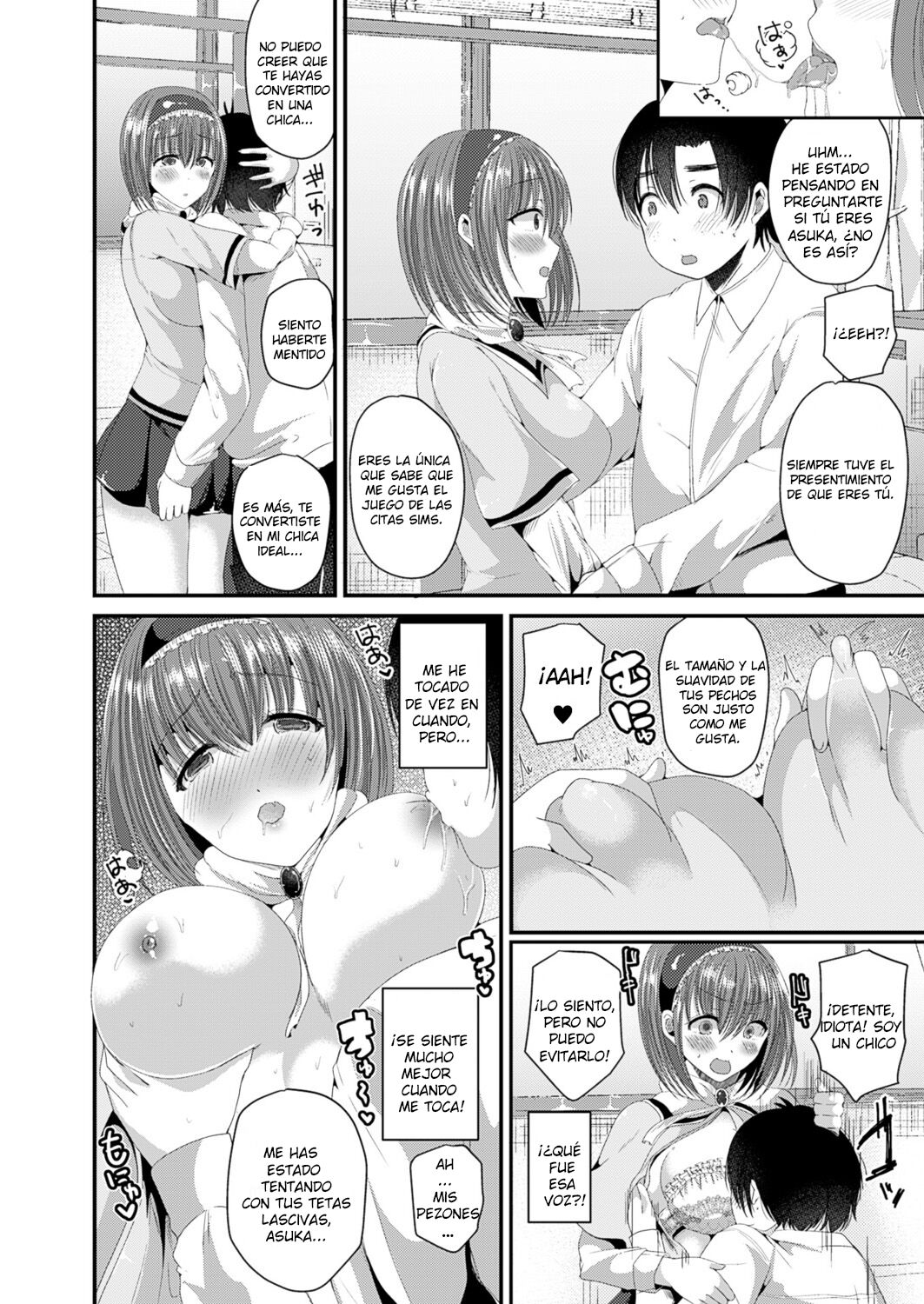 [Labui] Nyotaika Shite Risou no Kanojo ni Naru | Turn into a girl and become the ideal girlfriend (Nyotaika Shite Gokujou no Kanojo ni Naru) [Spanish] [GenderBender Scans] [Digital] Bildnummer 8