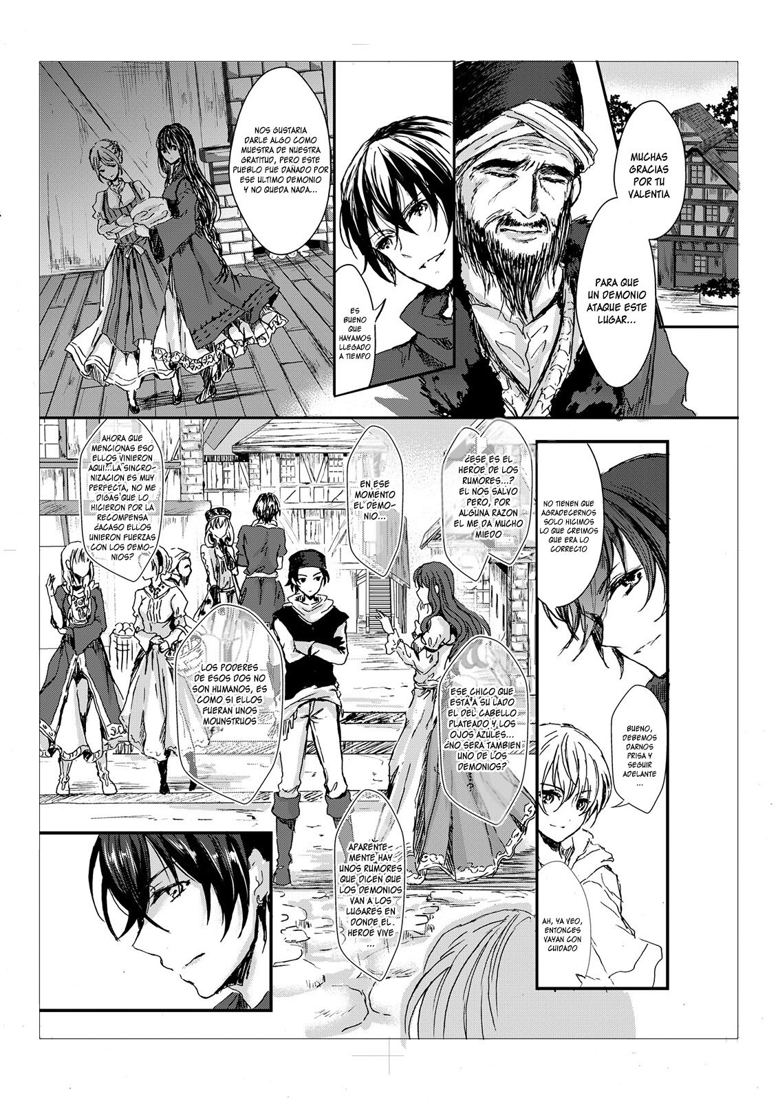 [TSF no F (Aji Pontarou)] Waga Tsuma to Nare Yuusha yo | The Demon king and his bride (TSF no F no Hon Sono 2) [Spanish] [GenderBender Scans] [Digital] imagen número 2