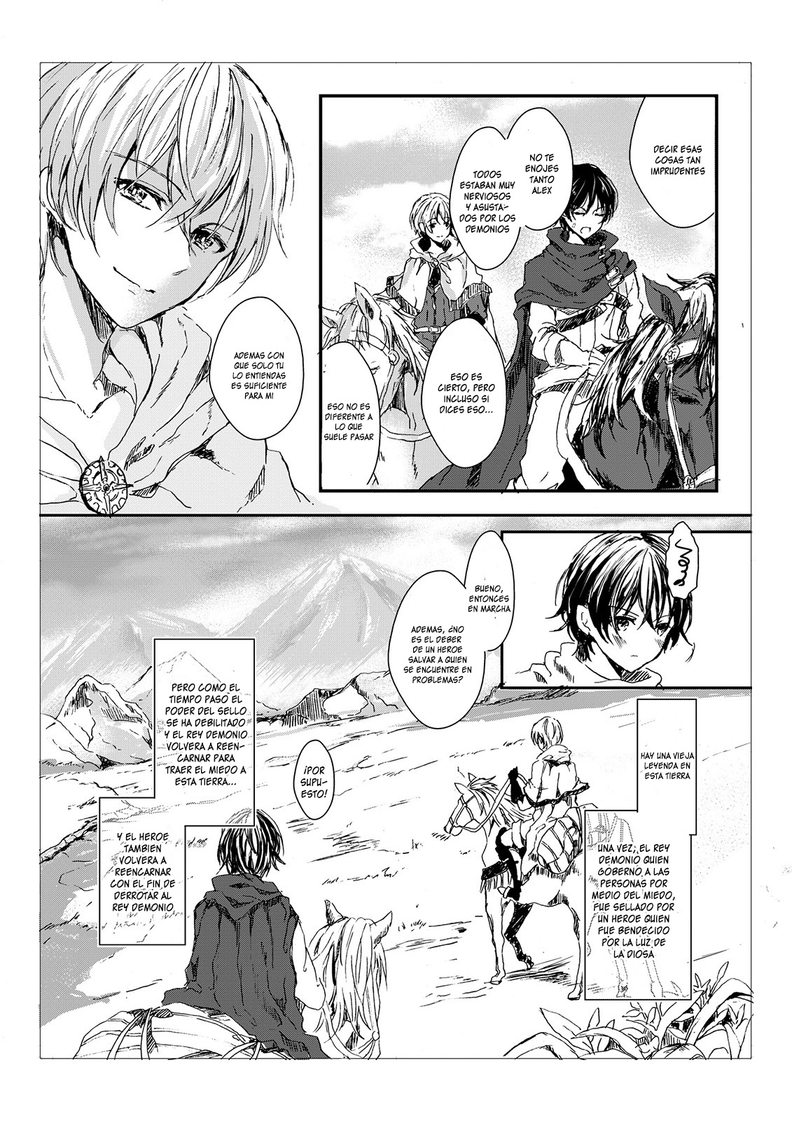 [TSF no F (Aji Pontarou)] Waga Tsuma to Nare Yuusha yo | The Demon king and his bride (TSF no F no Hon Sono 2) [Spanish] [GenderBender Scans] [Digital] imagen número 3