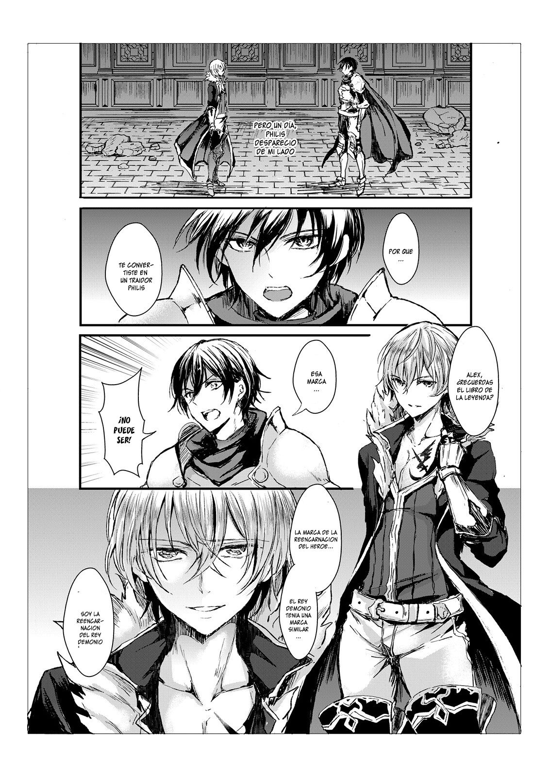 [TSF no F (Aji Pontarou)] Waga Tsuma to Nare Yuusha yo | The Demon king and his bride (TSF no F no Hon Sono 2) [Spanish] [GenderBender Scans] [Digital] imagen número 5