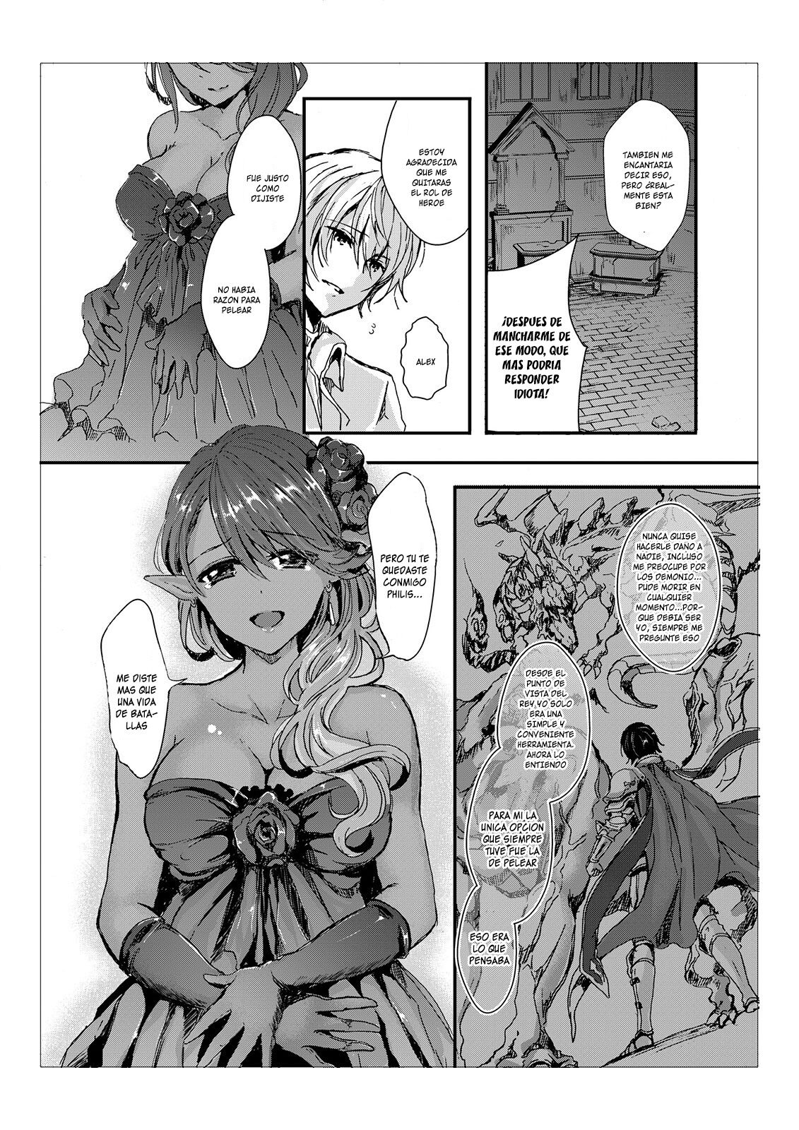 [TSF no F (Aji Pontarou)] Waga Tsuma to Nare Yuusha yo | The Demon king and his bride (TSF no F no Hon Sono 2) [Spanish] [GenderBender Scans] [Digital] imagen número 27