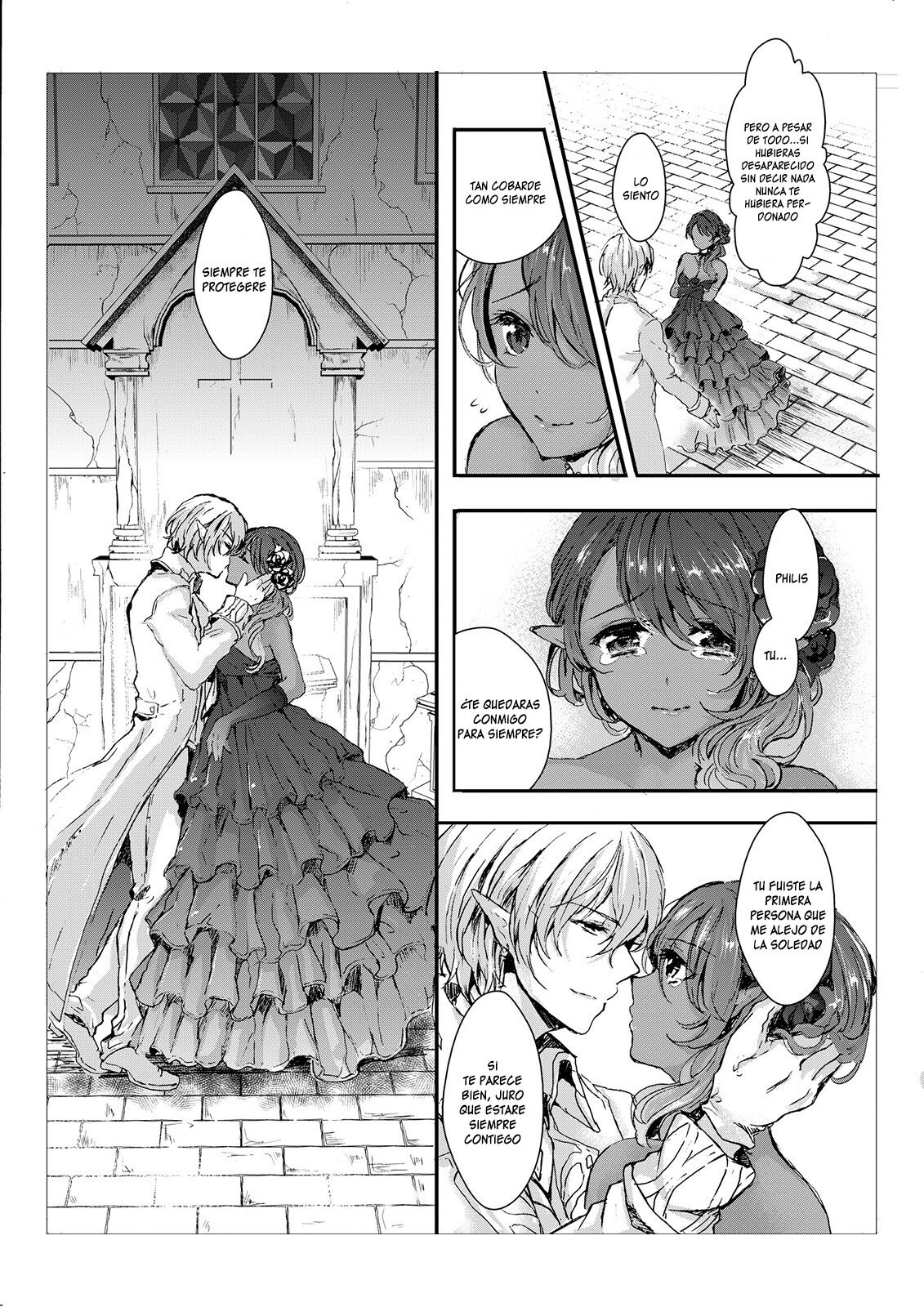 [TSF no F (Aji Pontarou)] Waga Tsuma to Nare Yuusha yo | The Demon king and his bride (TSF no F no Hon Sono 2) [Spanish] [GenderBender Scans] [Digital] imagen número 28